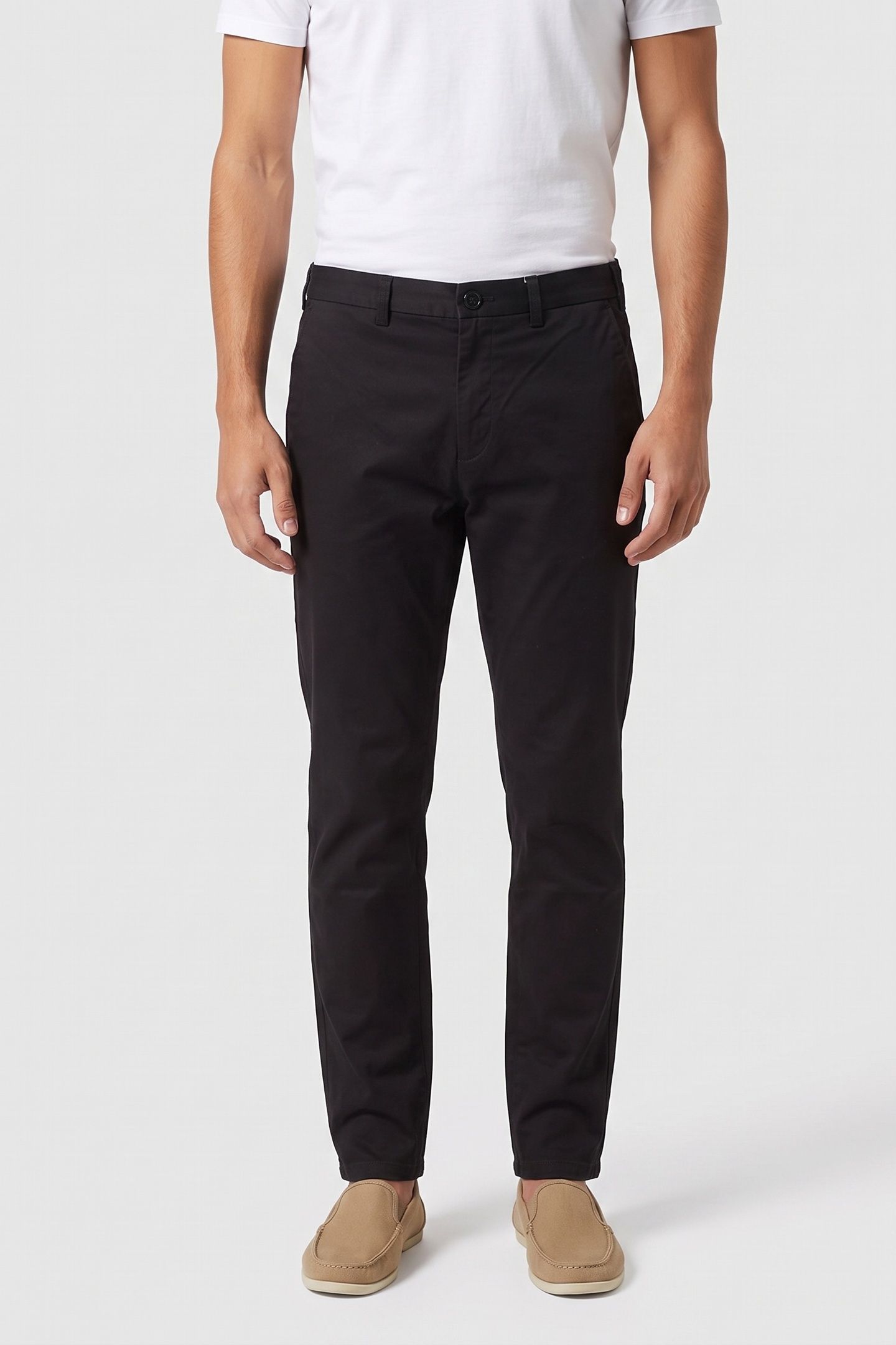 EDGAR SLIM CHINO BLACK 1
