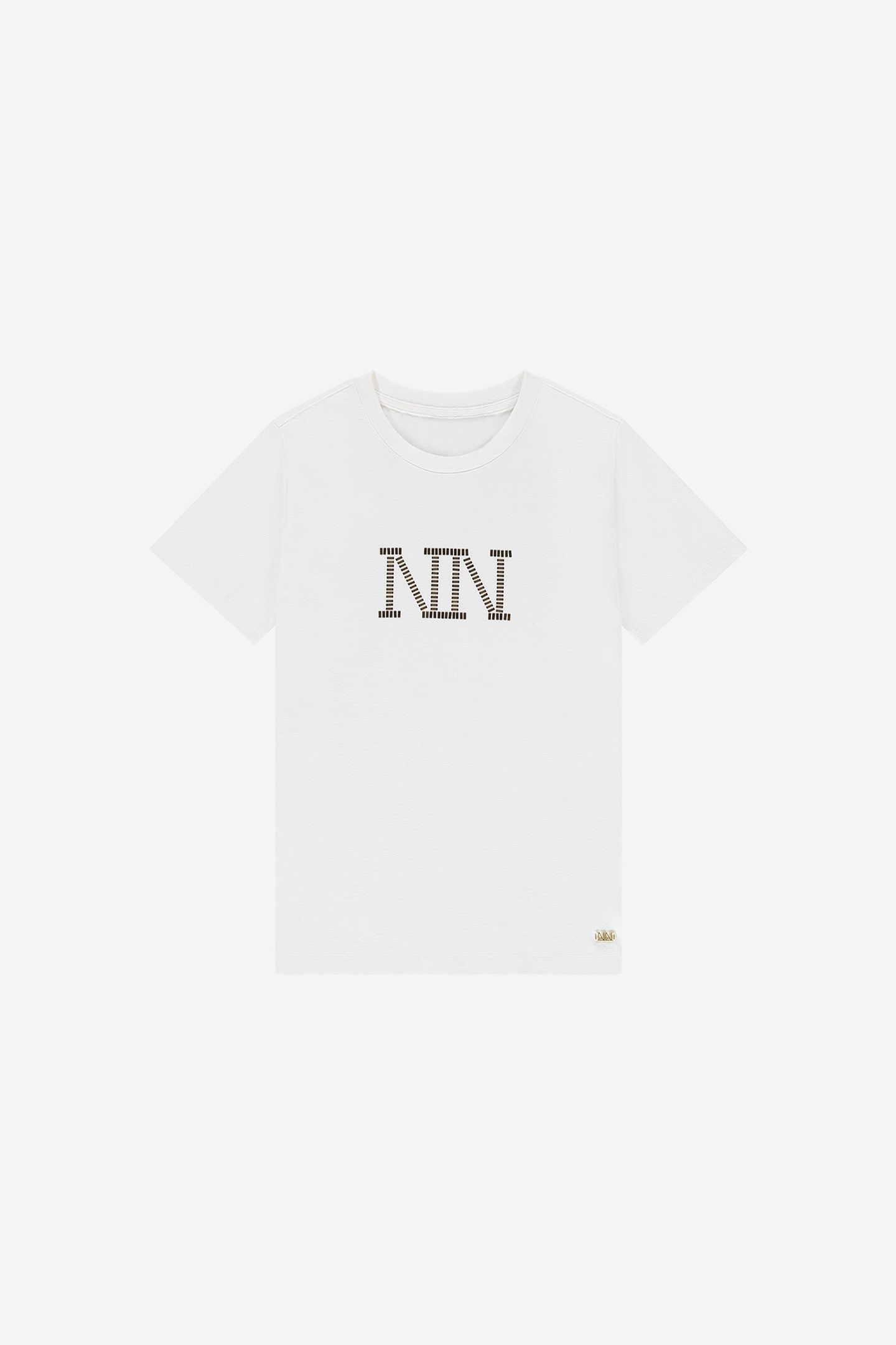 STUD T-SHIRT OFF WHITE 2