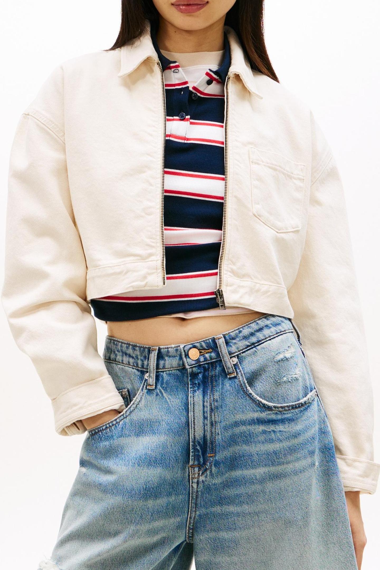 BLOUSON DENIM WHITE 3