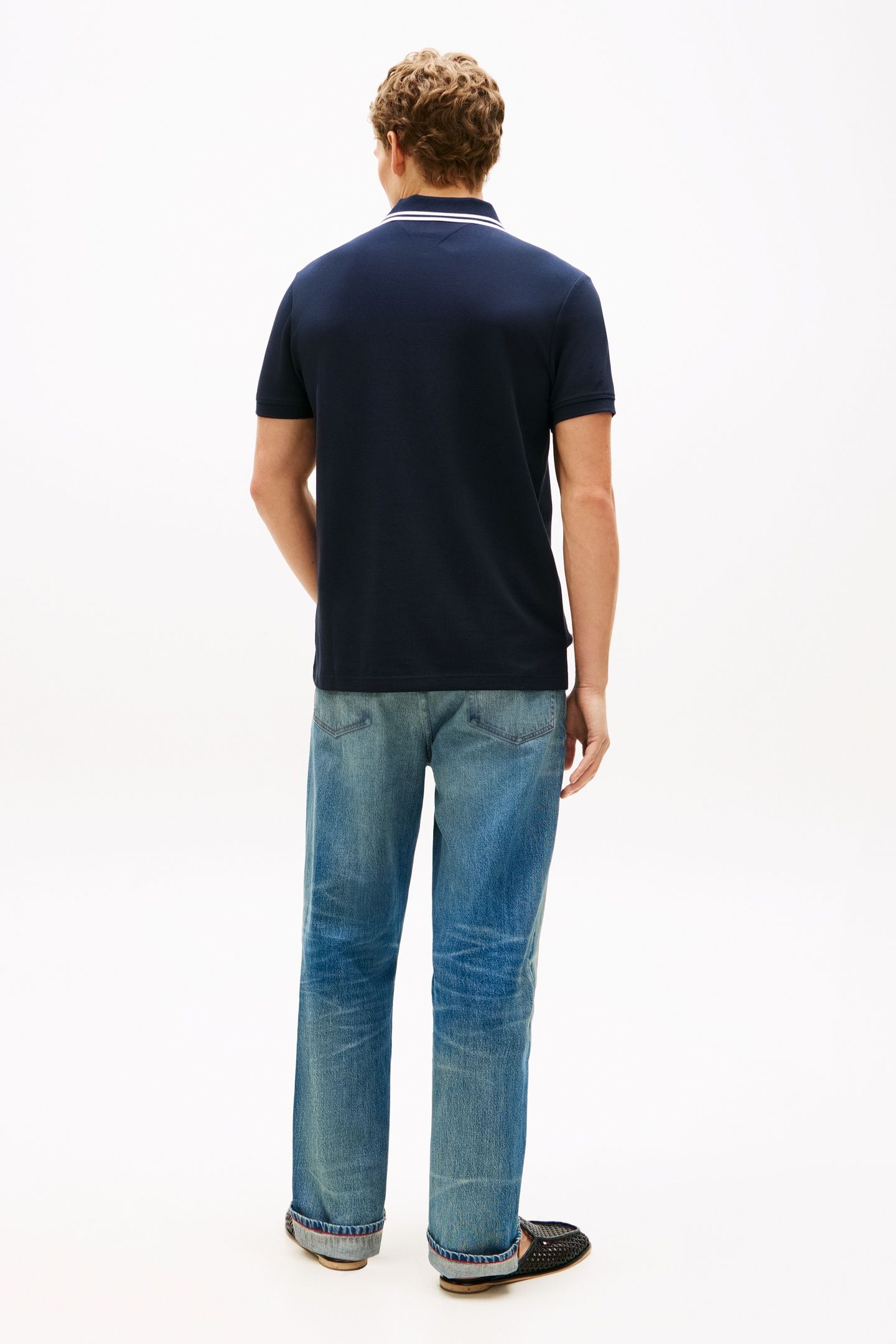 PIQUE BADGE REGULAR POLO DESERT SKY 2