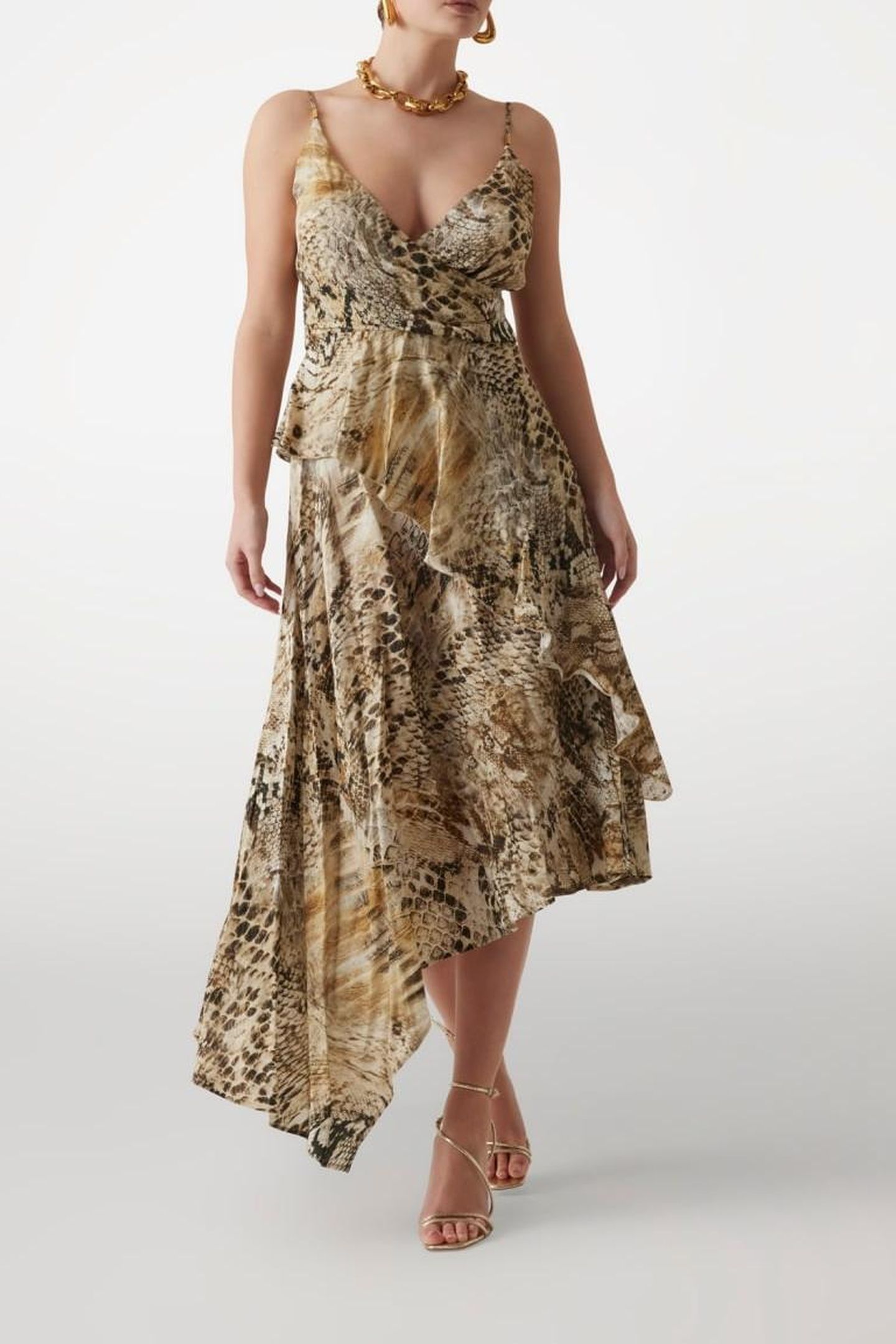 GISELLE ASYMMETRIC S JUMBLE SKIN PRINT 3