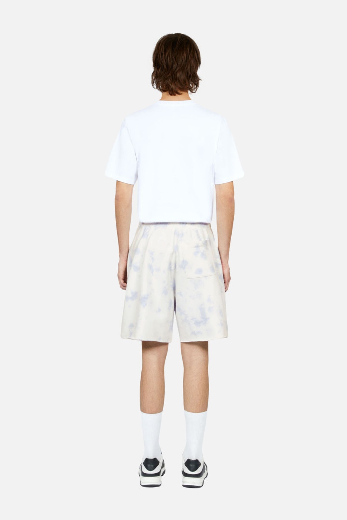 SHORT AVEC PRINT CITY TIE AND DYE LAVENDER 4