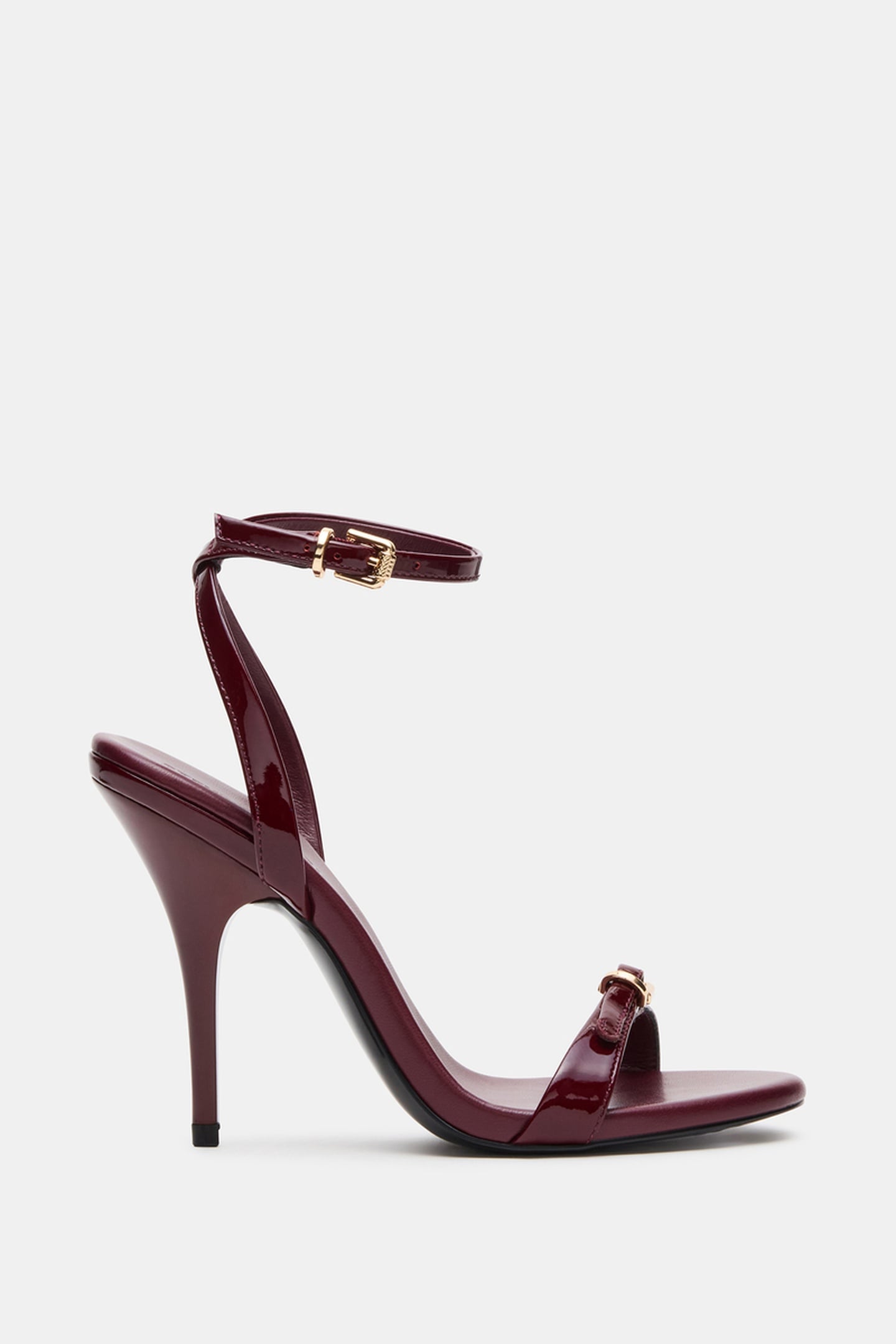 FOXX SANDALS BURGUNDY PATENT 1