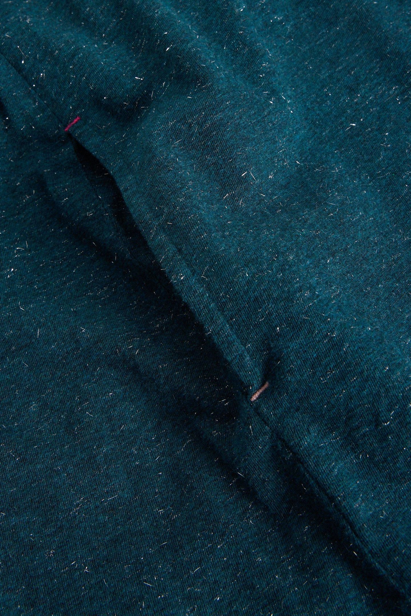 ANNIE SPARKLE JERSEY DRESS TEAL MULTI 8