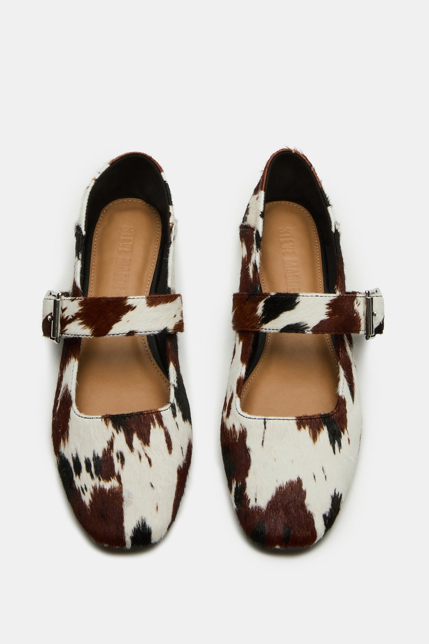 JENNI-C FLAT SHOES TAN/WHITE PONY 4