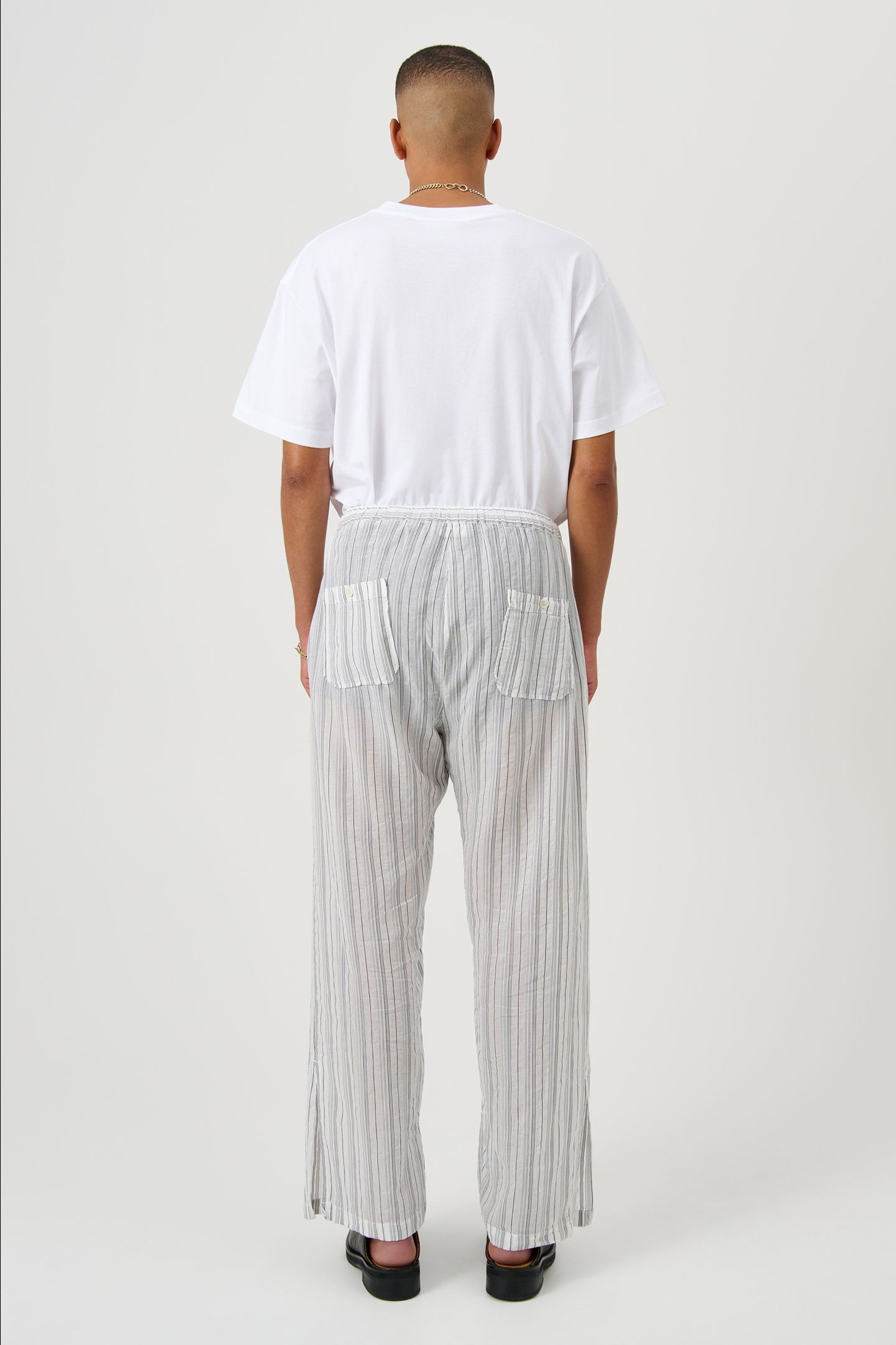 ROBERTA PANTS BLACK STRIPE 2