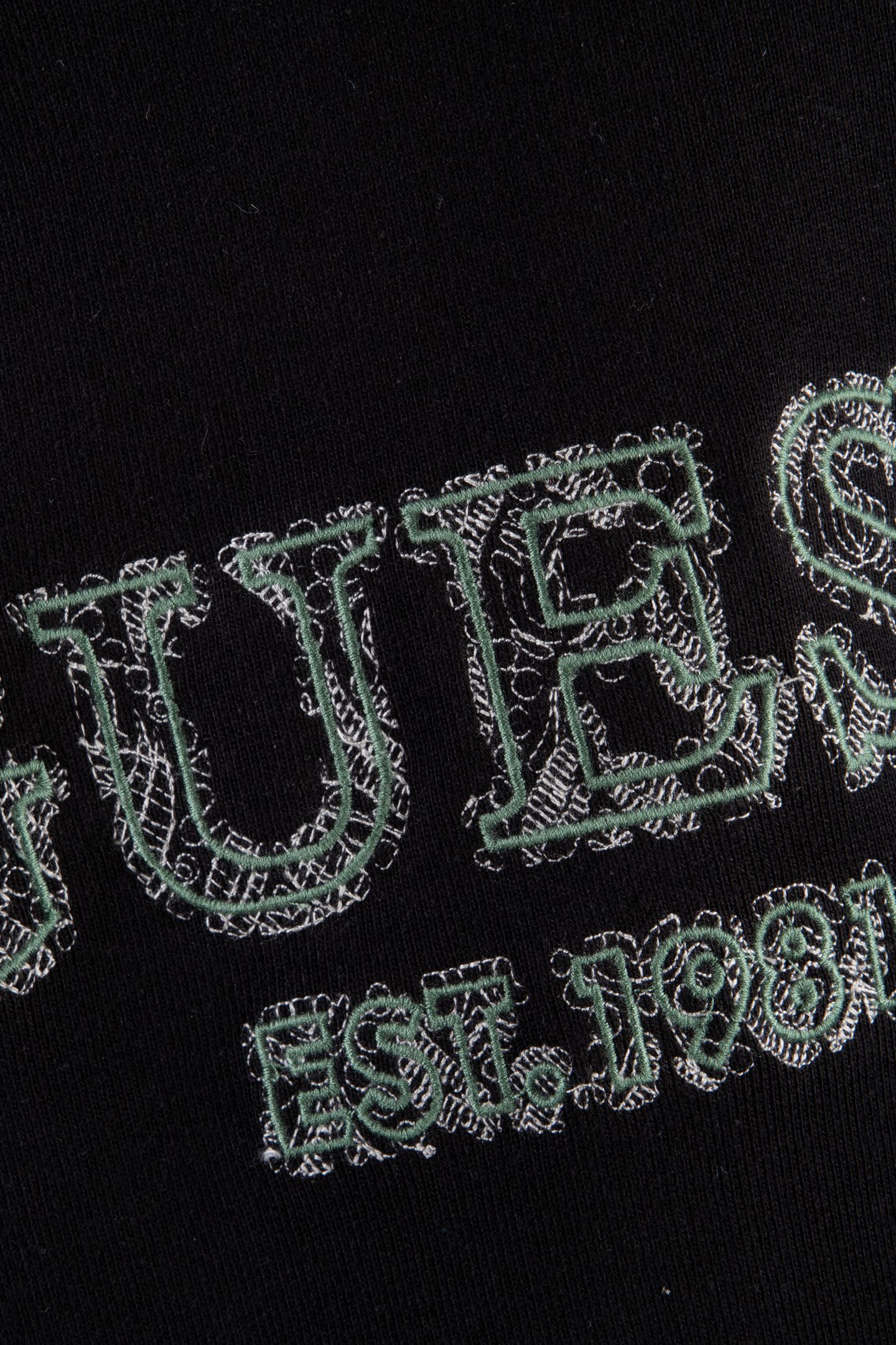 GUESS ECO CN BASIC LOGO SWEATS JET BLACK A996 4