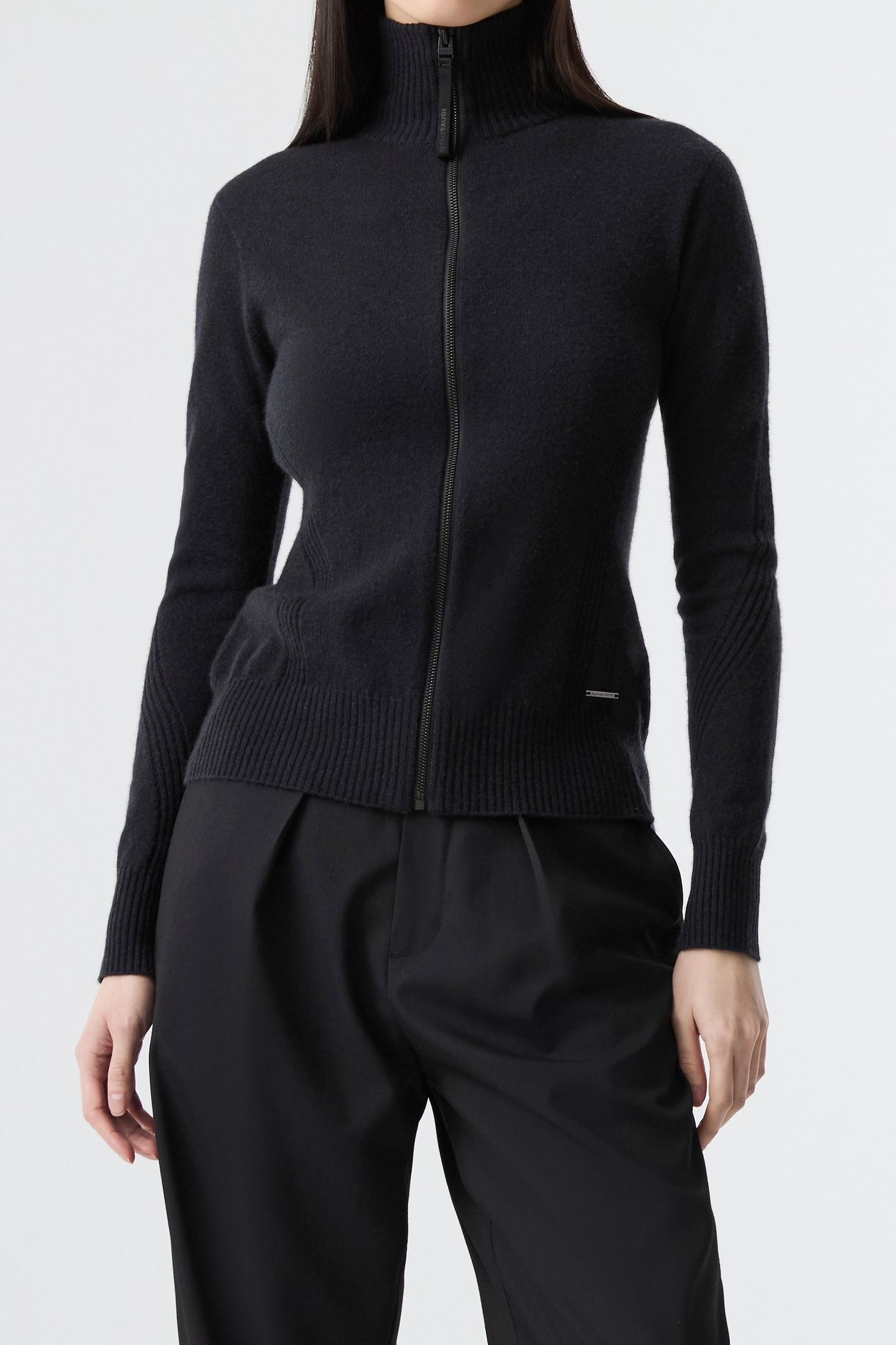 FEHCA V1.Y8.02 FLAT-KNIT-JACKET BLACK 1