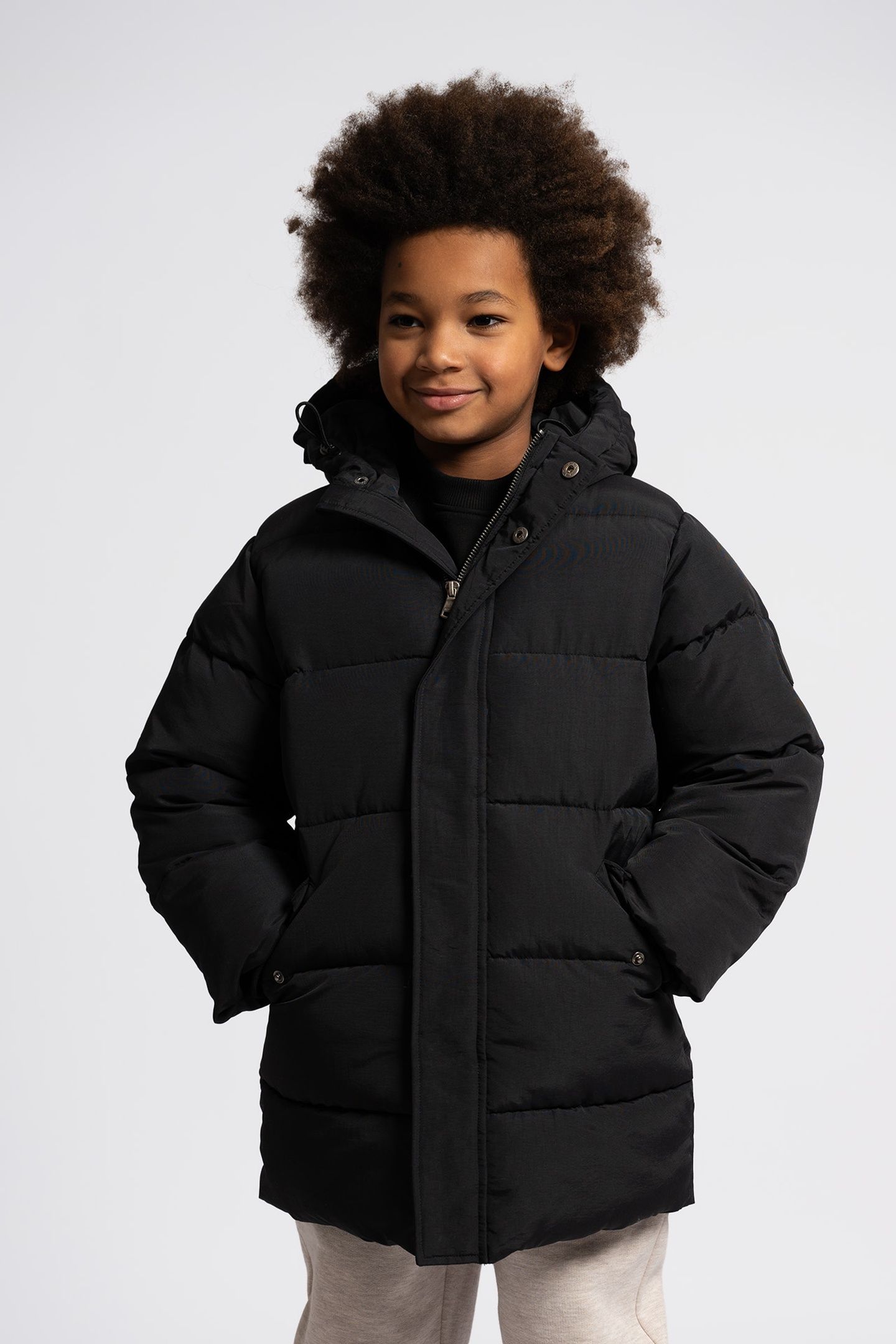 IRON PUFFER JACKET BLACK 1