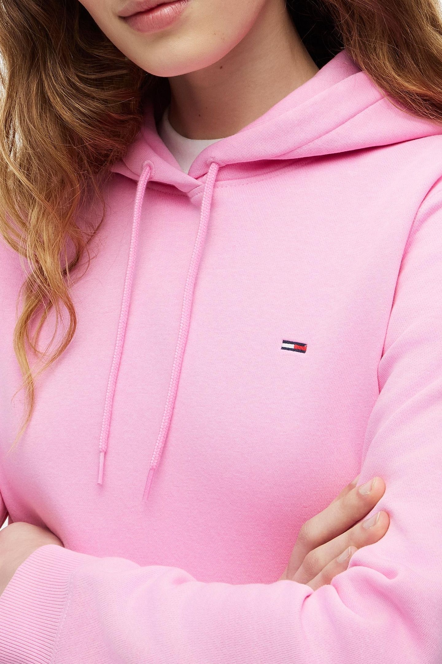 REGULAR FLAG HOODIE PINK DAISY 5