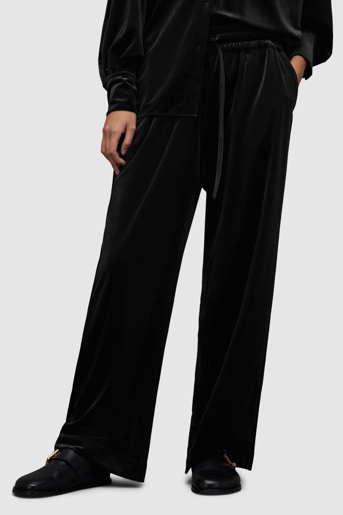 TYLER VELVET TROUSER BLACK 5