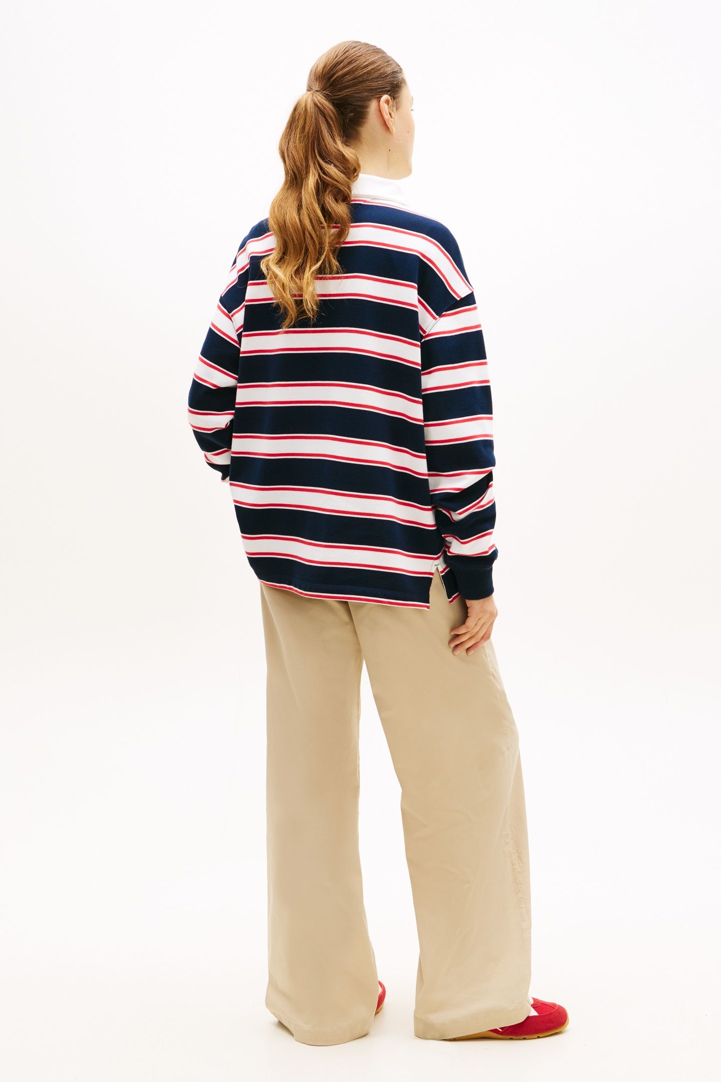 RELAXED S-FLAG STRIPE DARK NIGHT NAVY/MULTI STRIPE 3
