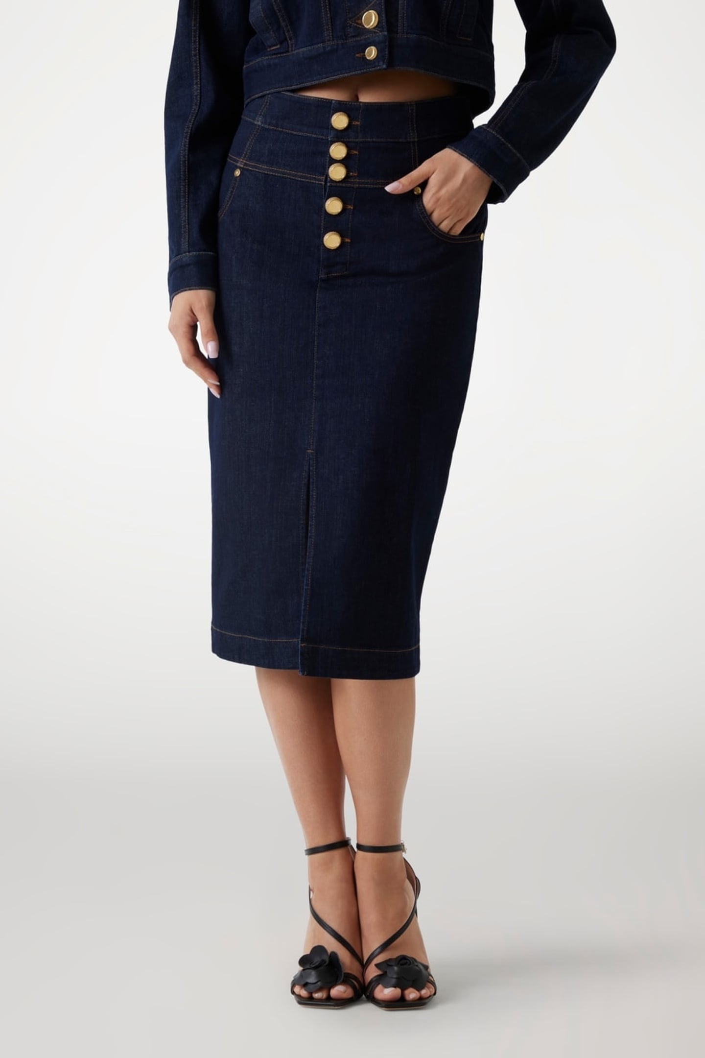 KYLIE PENCIL DENIM S RINSE 2