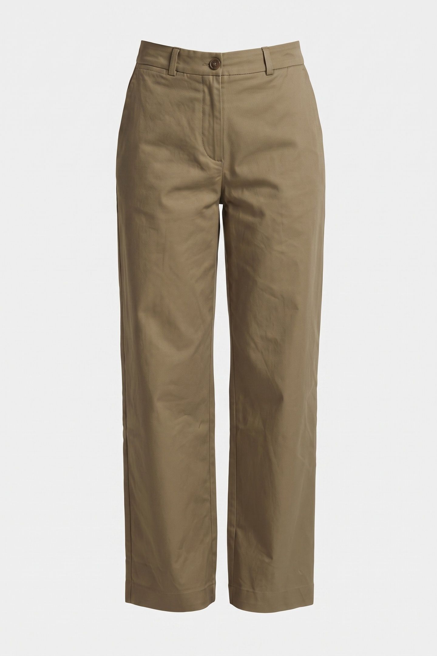 EEVA COTTON TWILL TROUSERS KHAKI 3