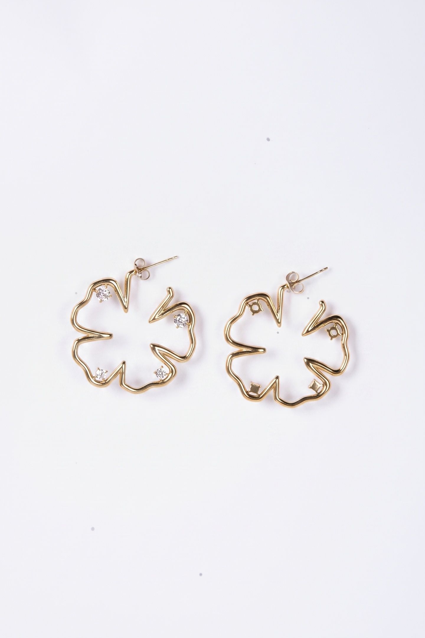 JEWELRY BOX HIBISCUS SET GOLD 5