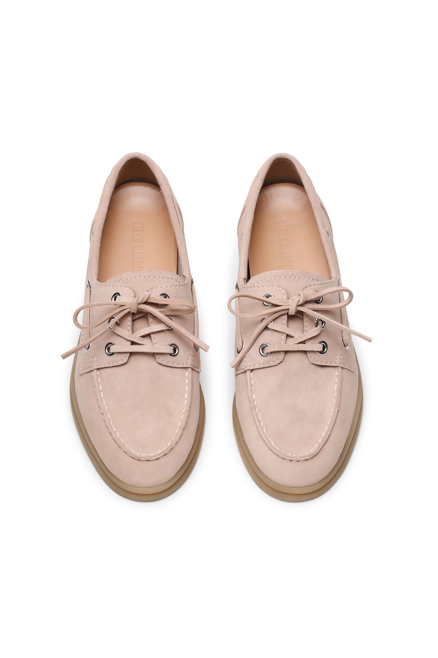 PORTS FLAT SHOES BONE SUEDE 4
