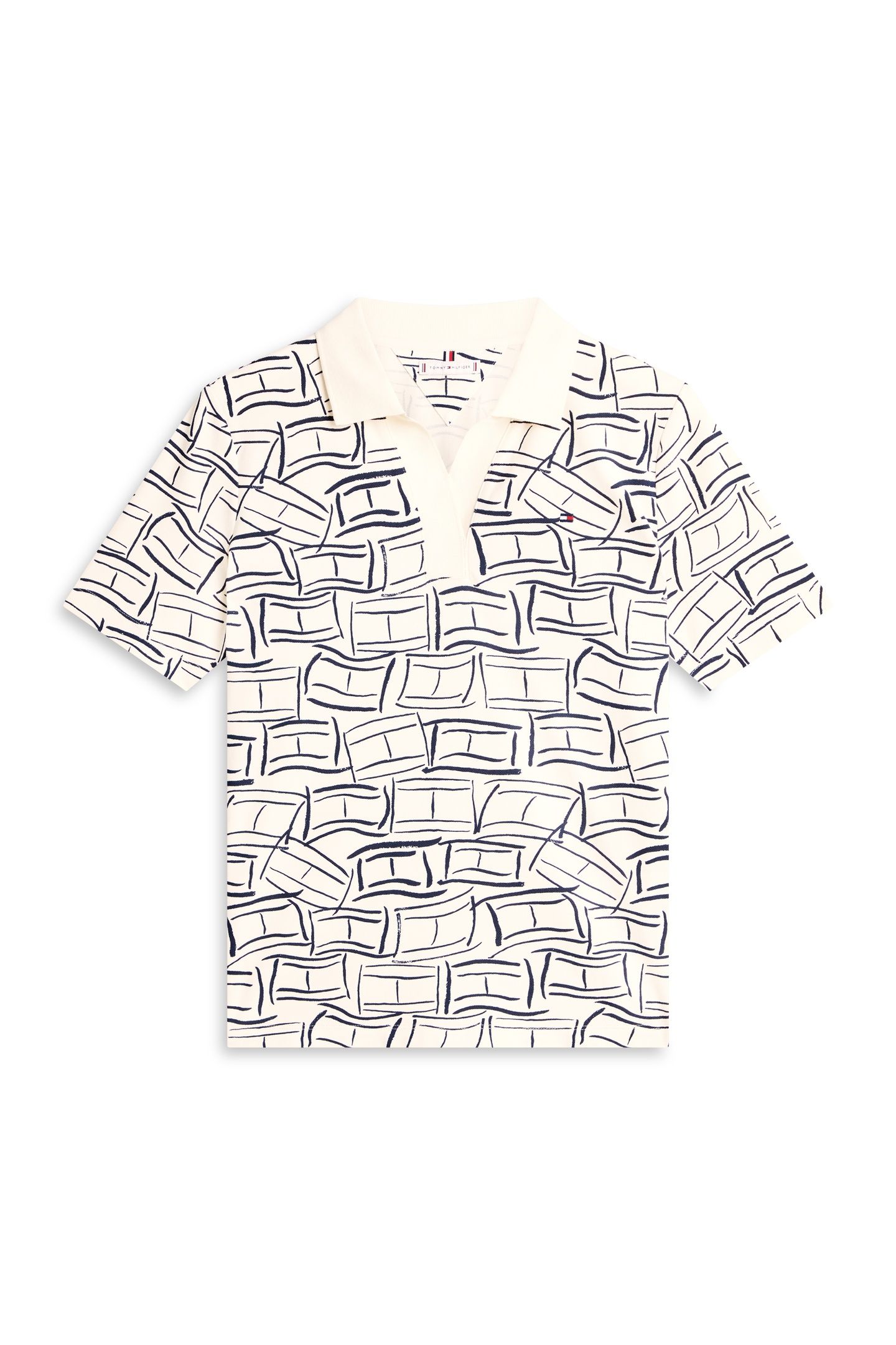 1985 REGULAR PIQUE POLO FLAG FEATHERS CALICO 4