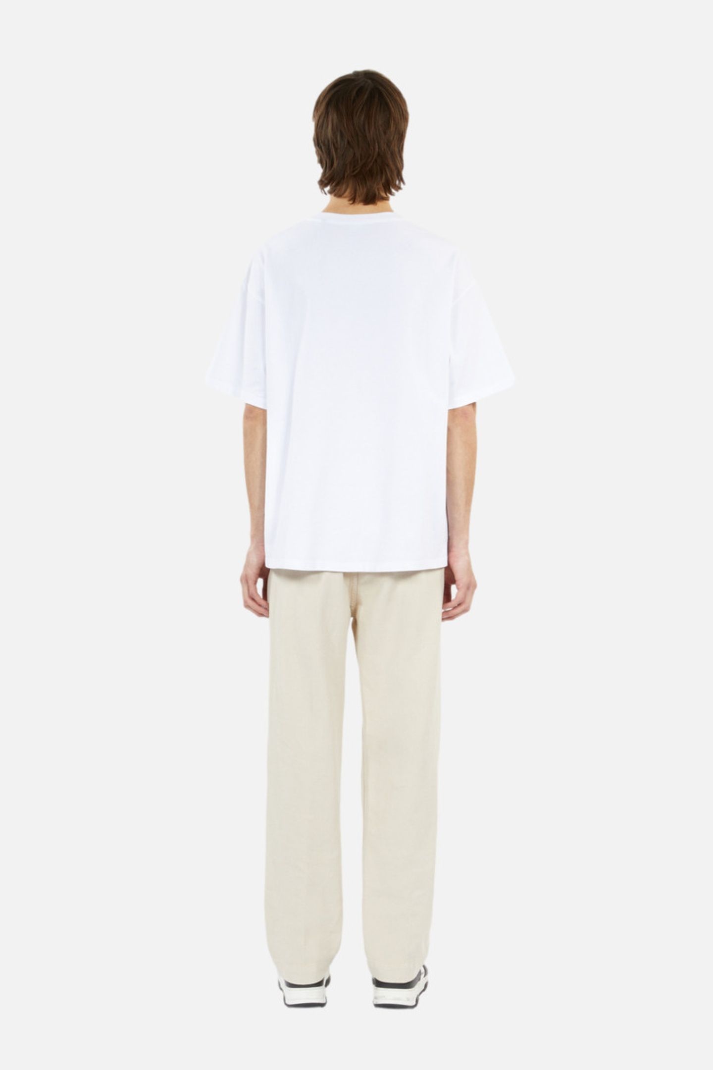 SHORT-SLEEVED T-SHIRT WITH TK CHEST EMBROIDERY WHITE 4