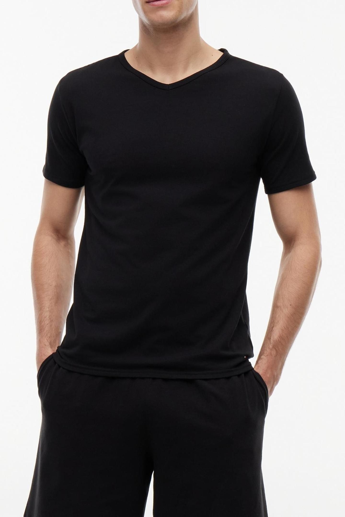 STRETCH VN TEE SS 3-PACK BLACK/BLACK/BLACK 3