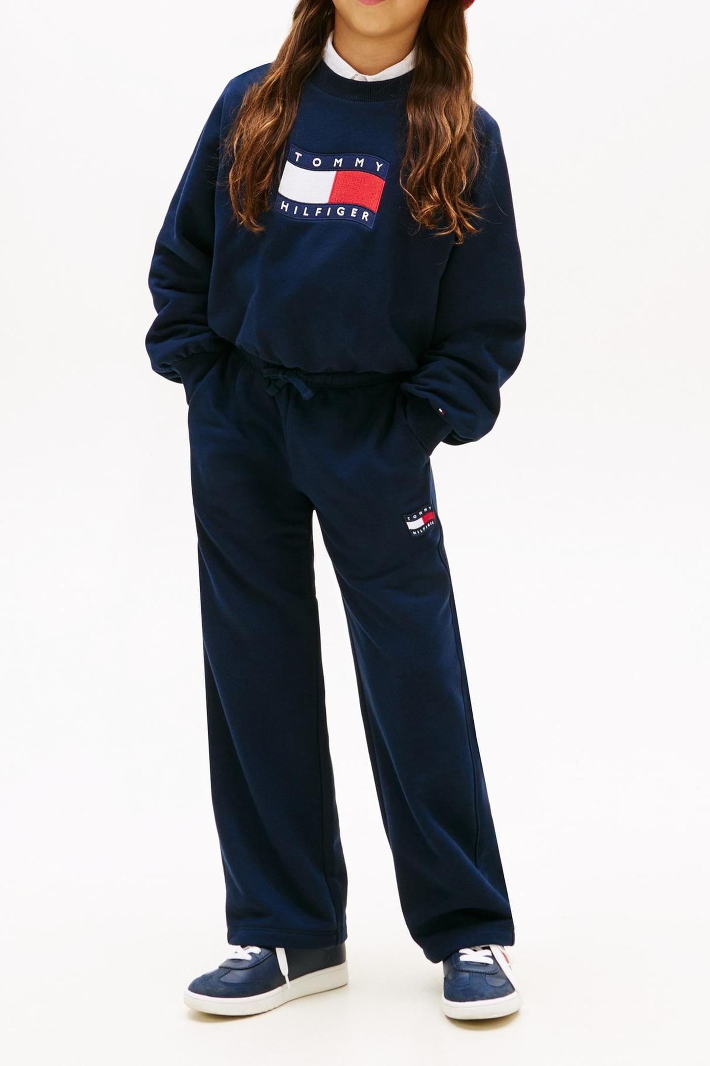 GIRLS TOMMY WAVE SWEATPANT DARK NIGHT NAVY 1