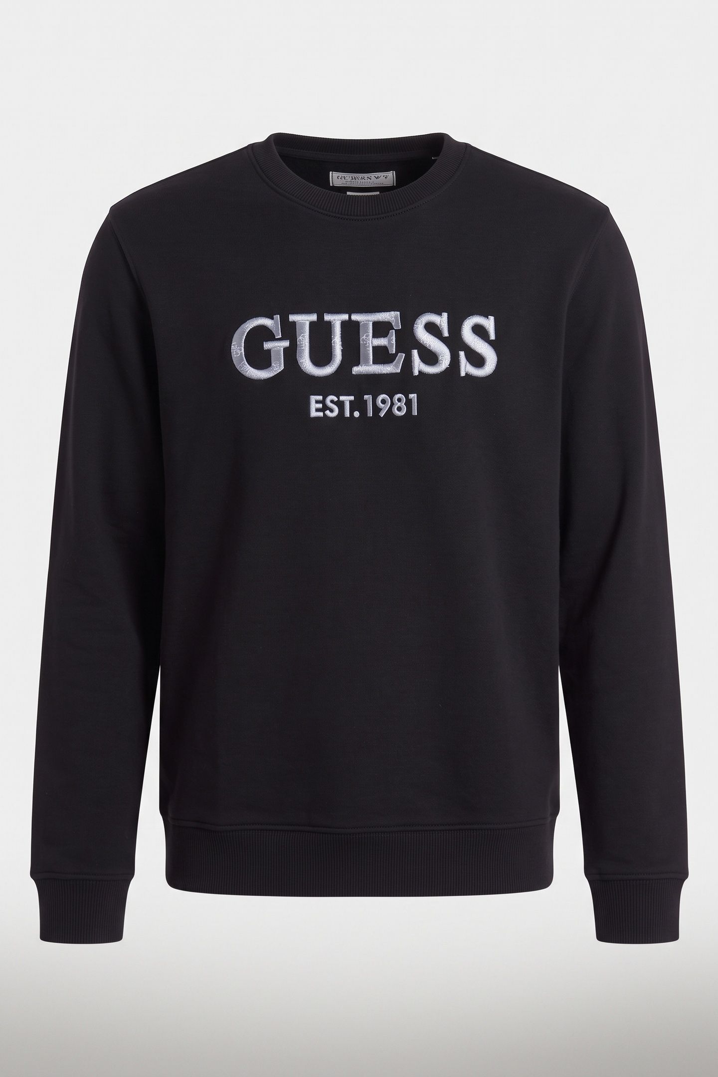 GUESS ECO BEAU CN SWEATSHIRT JET BLACK A996 3