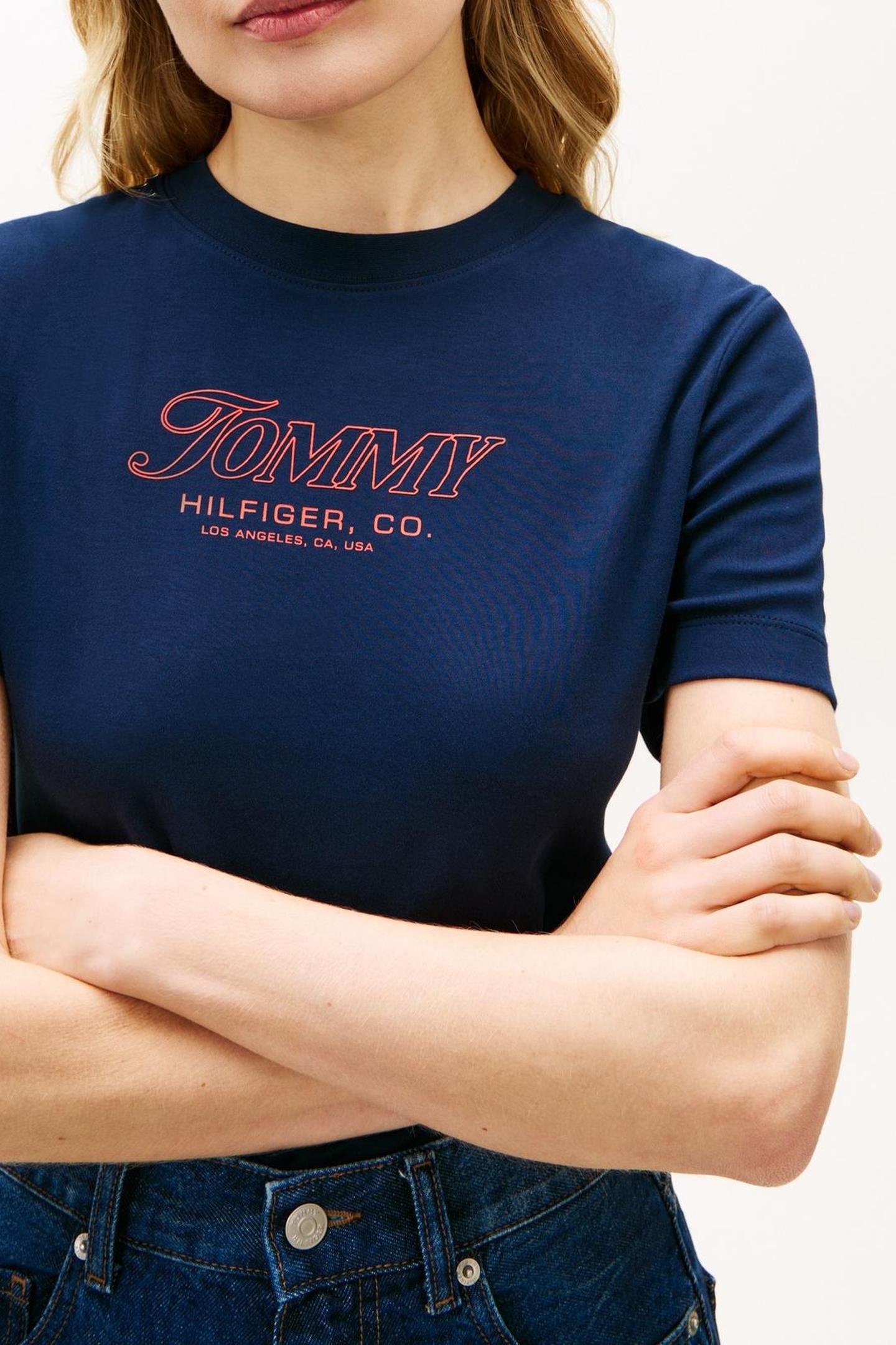 TILT GRAPHIC REGULAR C-NECK DARK NIGHT NAVY 5