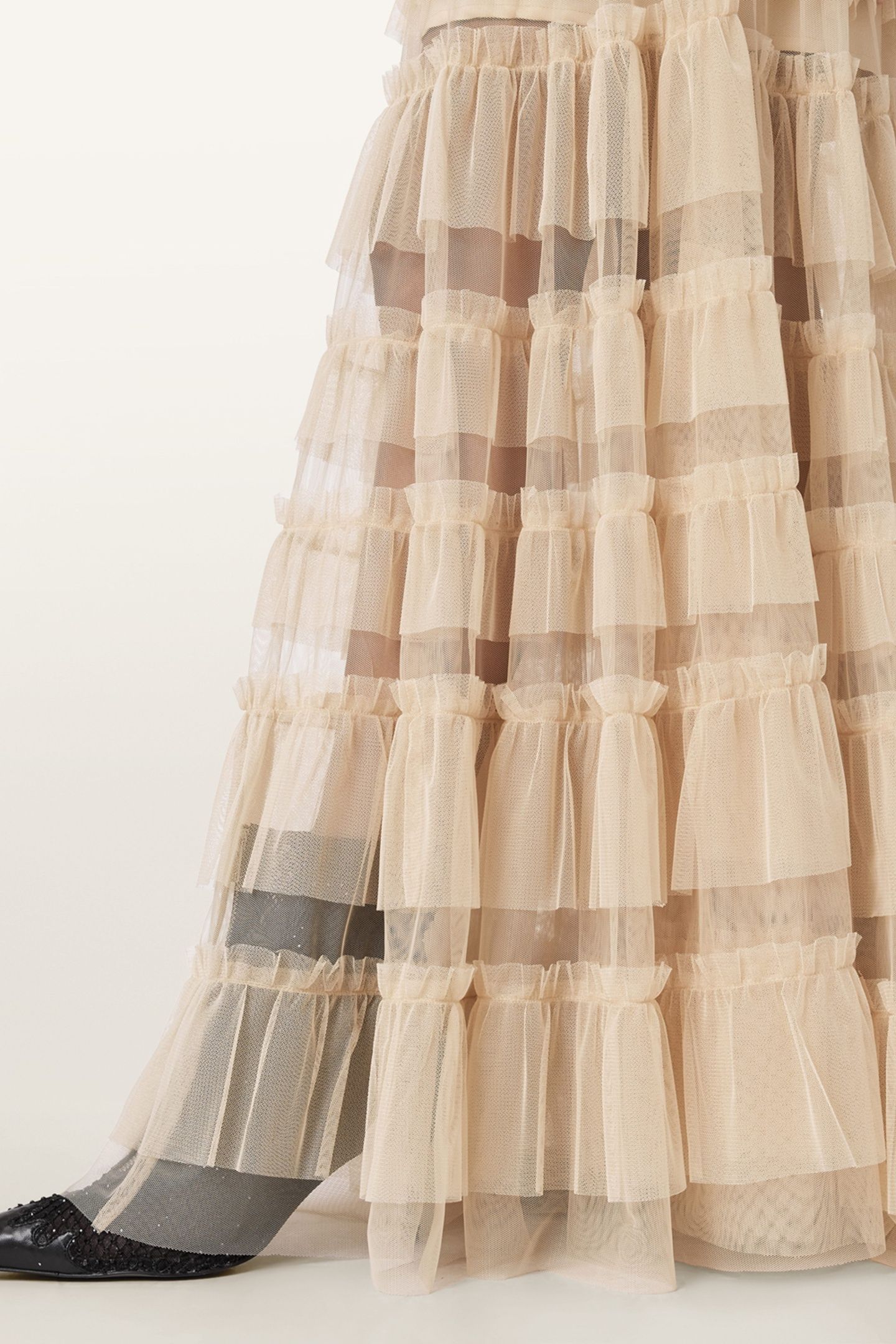 AUDE RUFFLE SKIRT BLUSH PINK 4