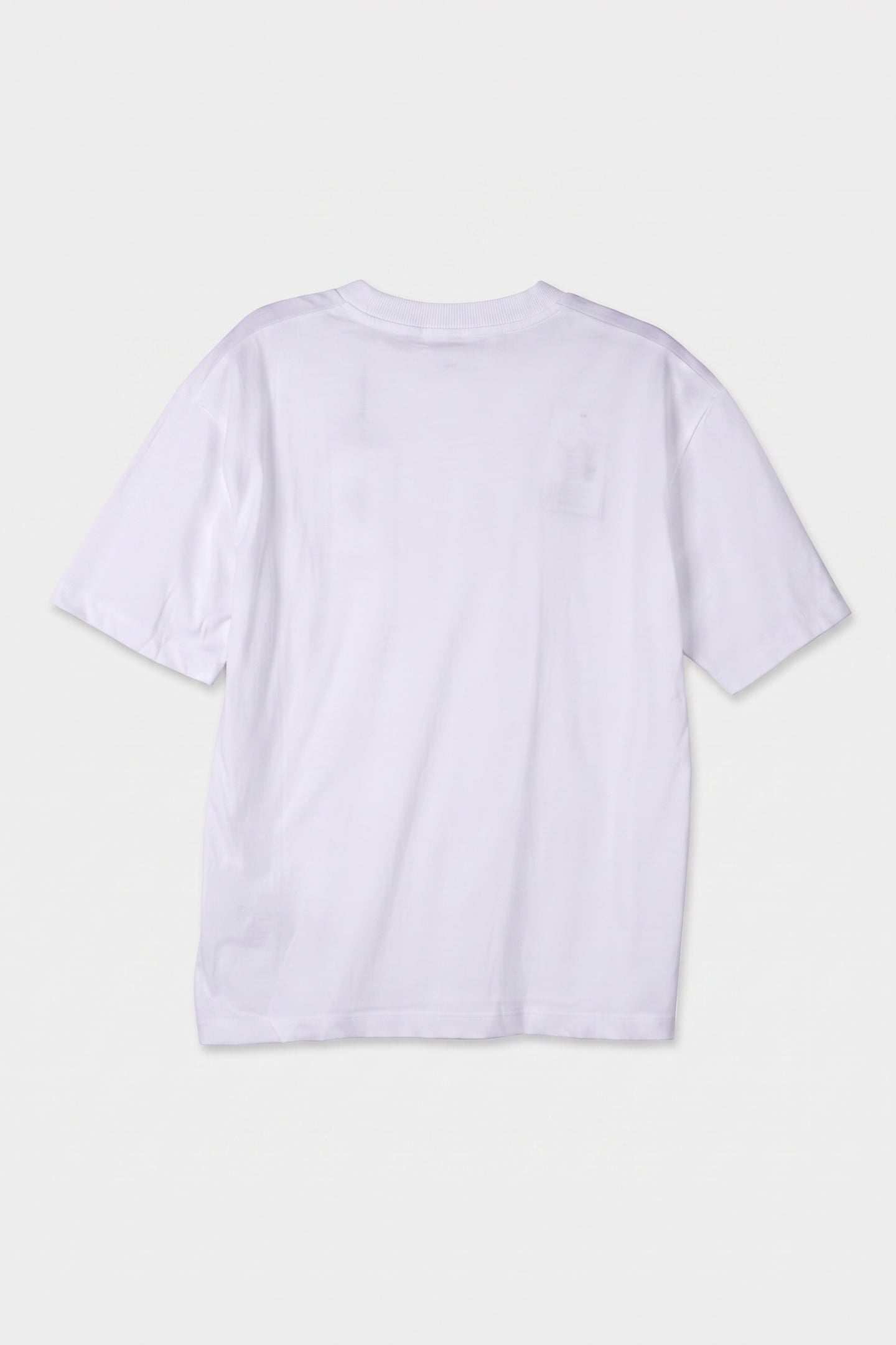 UNISEX LOGO EMBROIDERED SHORT SLEEVE T-SHIRT BRIGHT WHITE 3