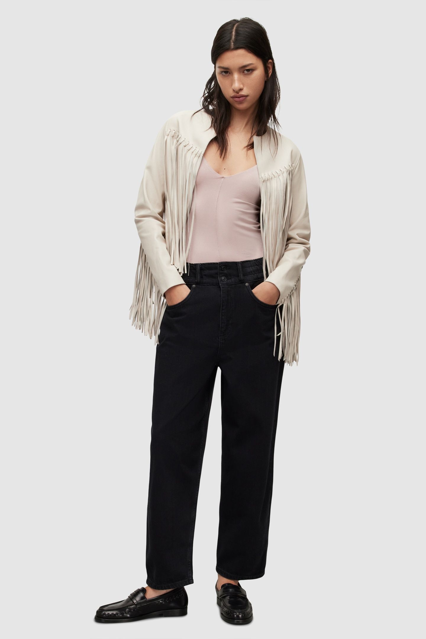 REEMA TASSEL JACKET WHITE 1