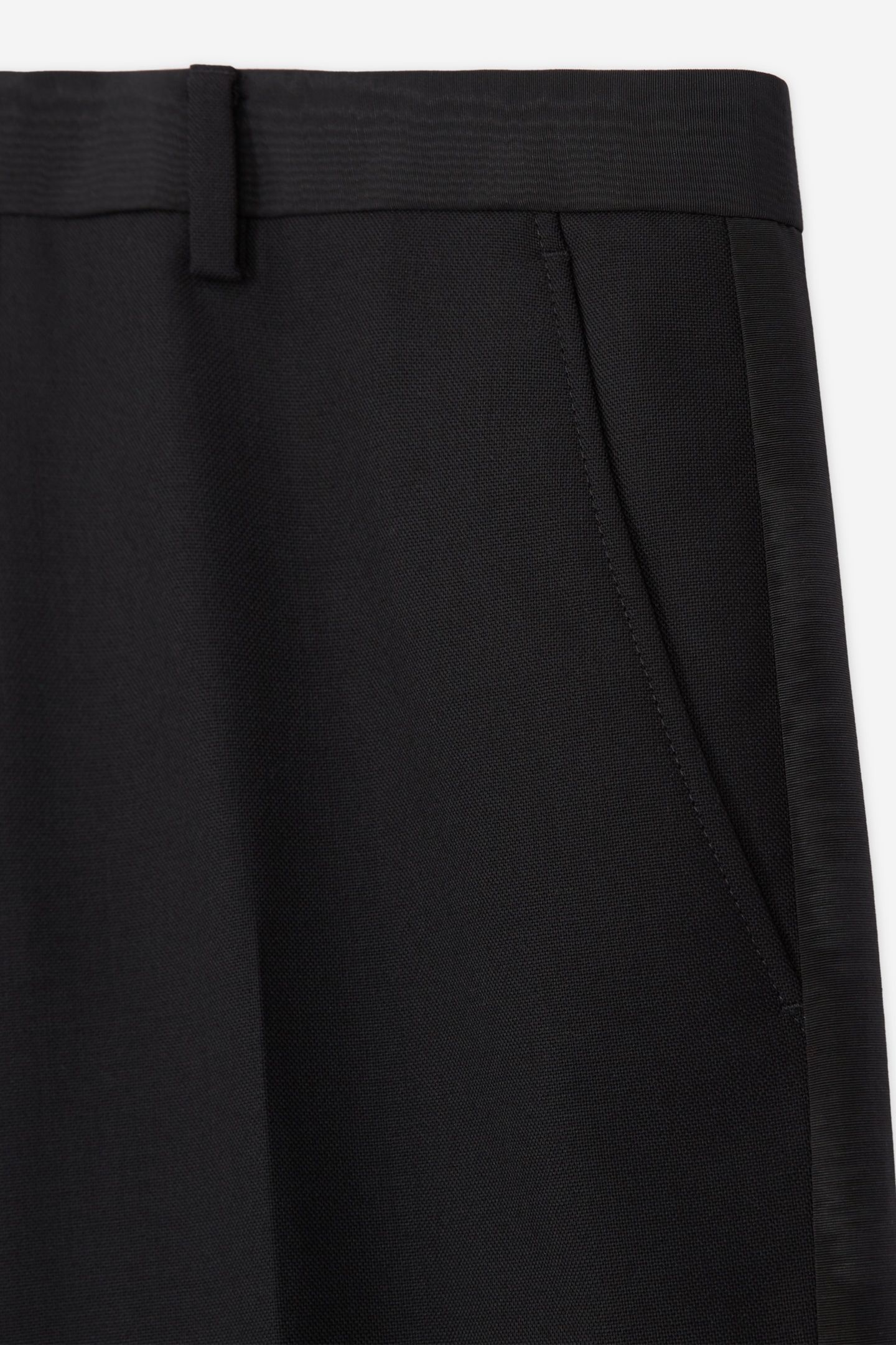 SATIN SUIT TROUSERS BLACK 5