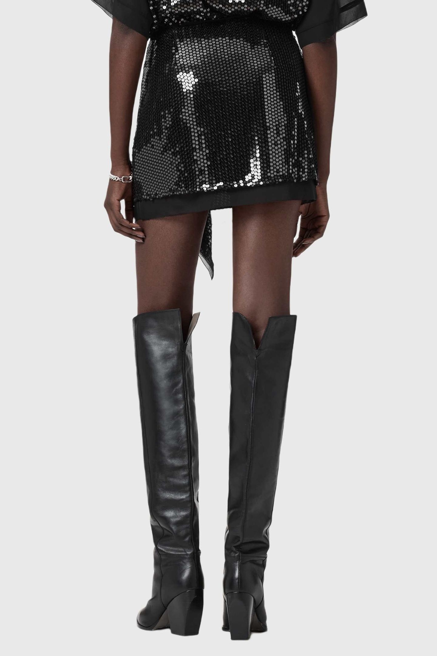 FONSIE EMB SKIRT BLACK 4