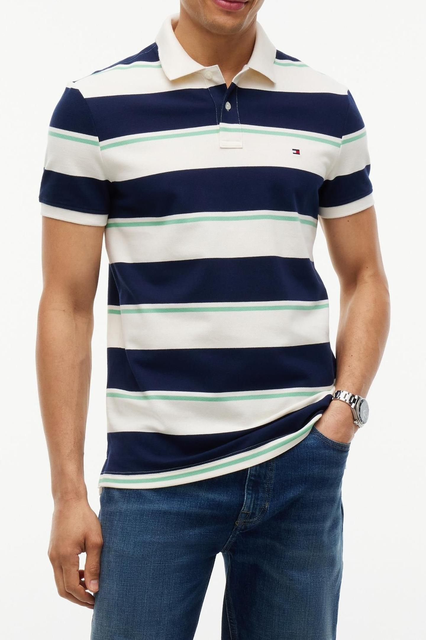 VARIED ROADMAP STRIPE CARBON NAVY/MULTI 2