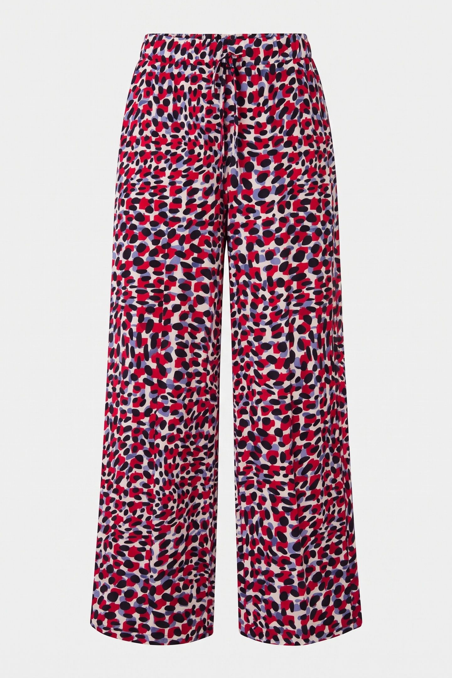 DOT TROUSERS WITH WAISTBAND TIE STRING MULTI COLOR 3