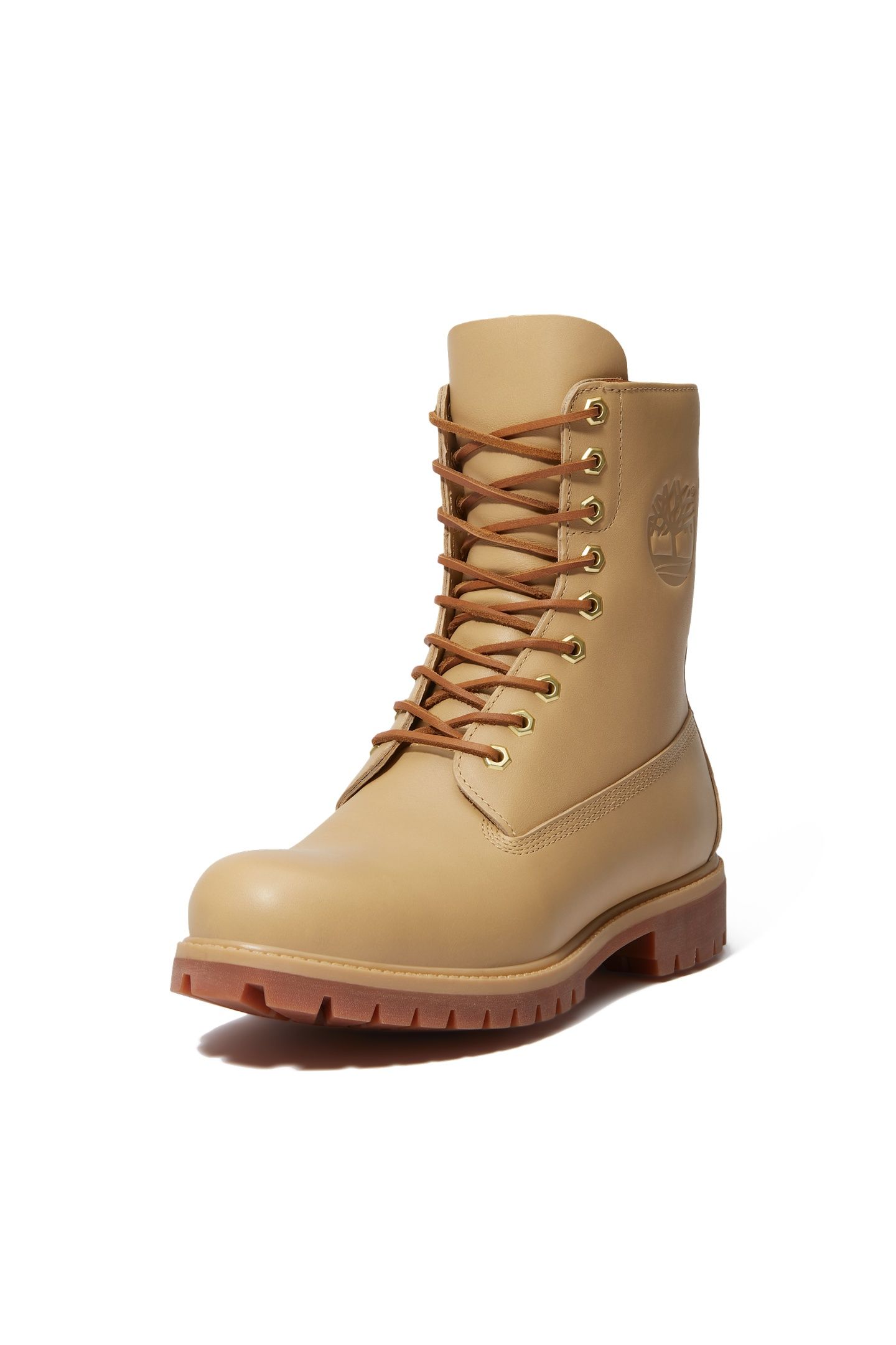 HERITAGE 8 INCH LACE UP WATERPROOF BOOT MEDIUM BEIGE FULL GR 3