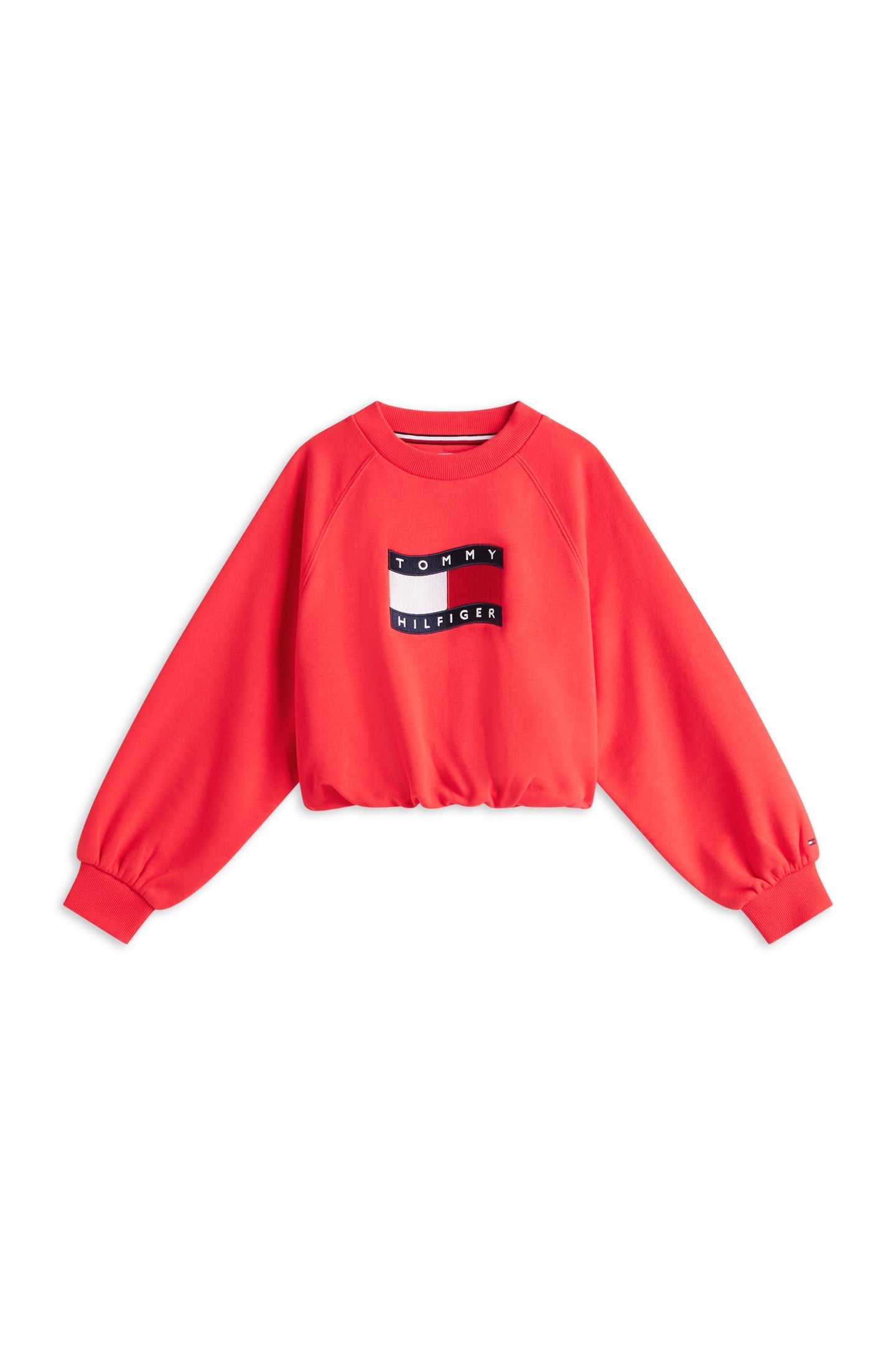 GIRLS TOMMY WAVE FLAG CREW RED ALERT 4