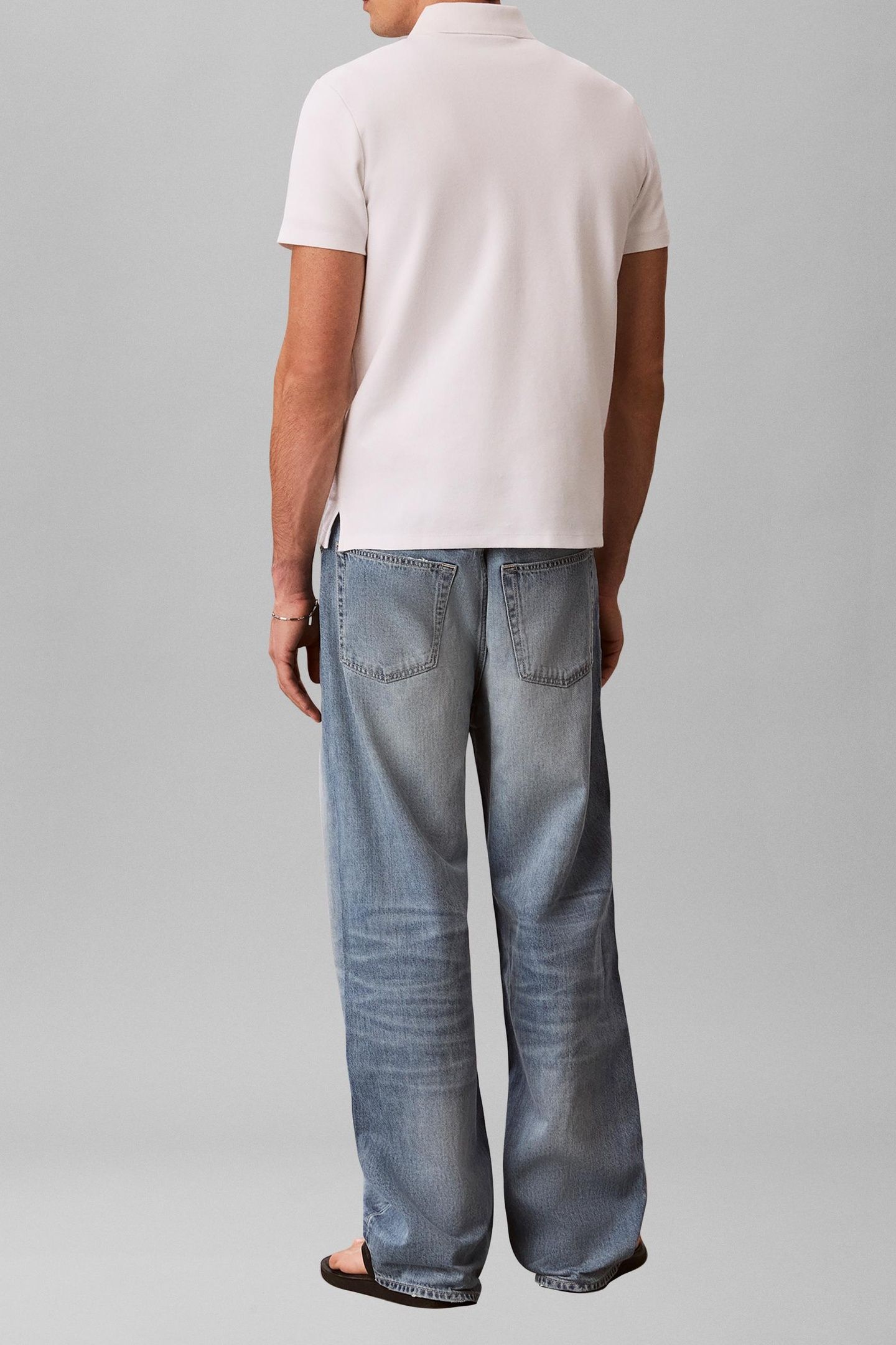SHORT SLEEVE MICRO WAFFLE CLASSIC TEE BRIGHT WHITE 2