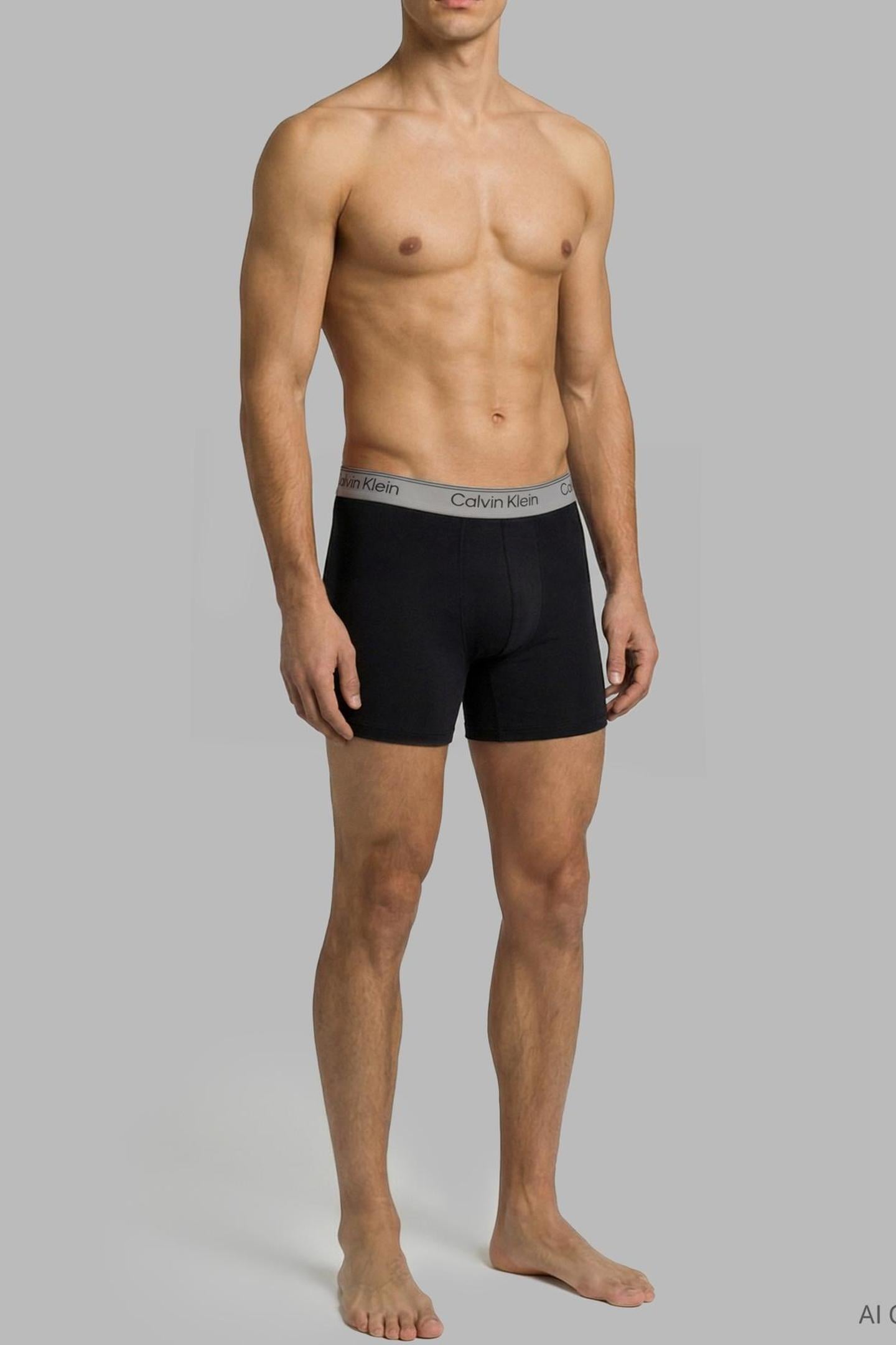 BOXER BRIEF 3-PACK BLACK BODIES W/GULF BLUE/LIGHT CAS 3