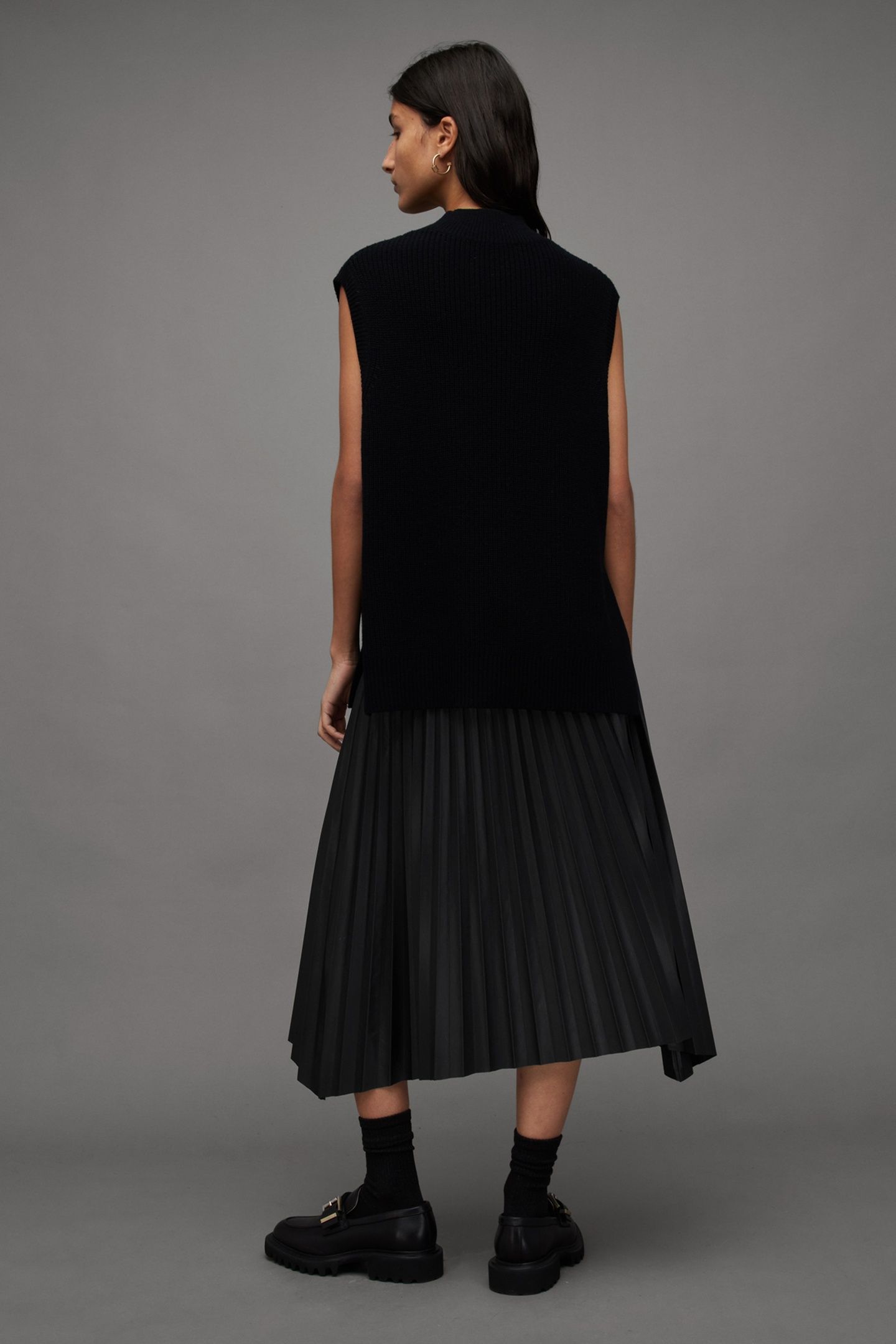 SYLVY FAUX SKIRT BLACK 3