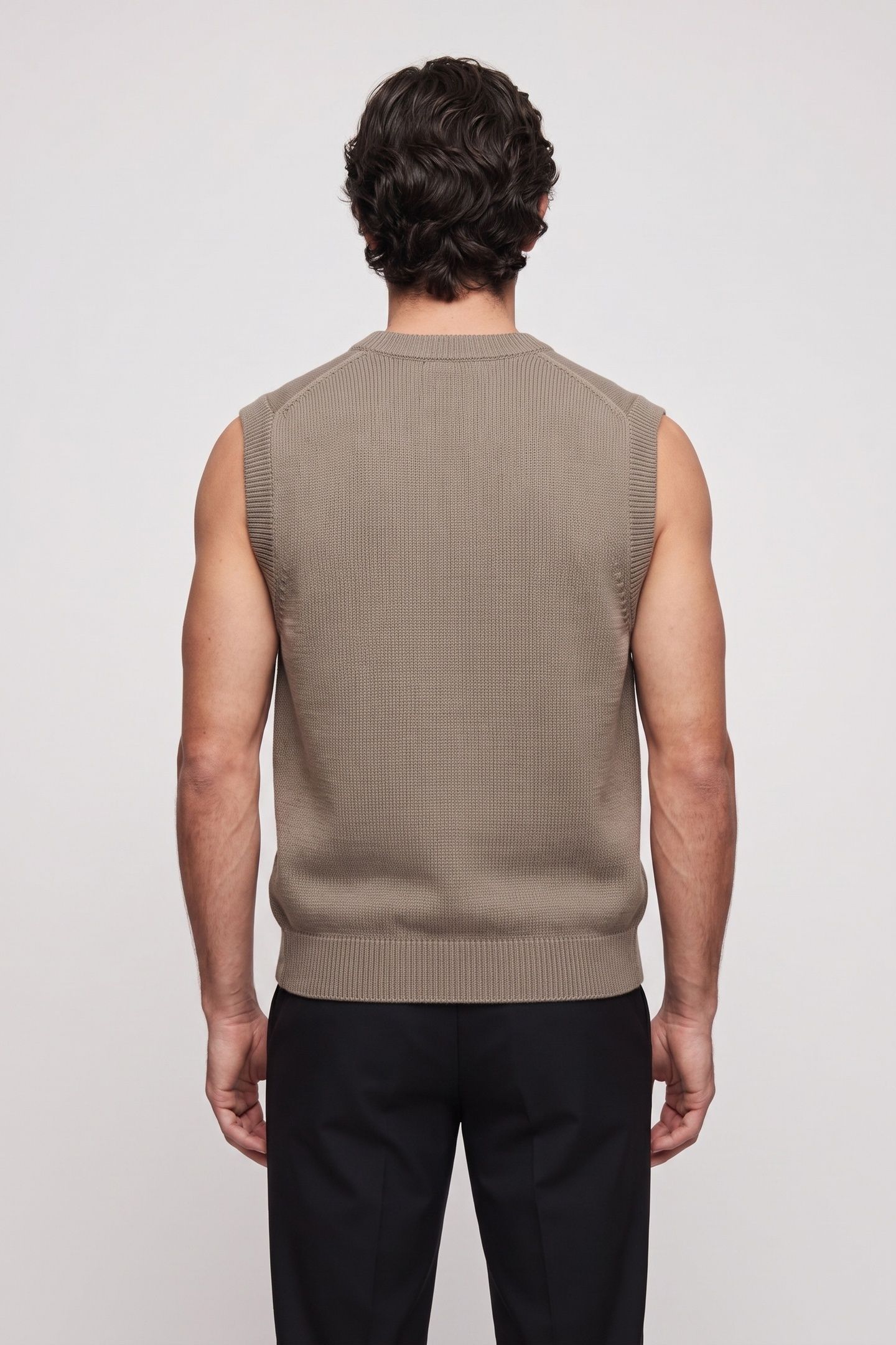TEXAS COTTON VEST KHAKI 2