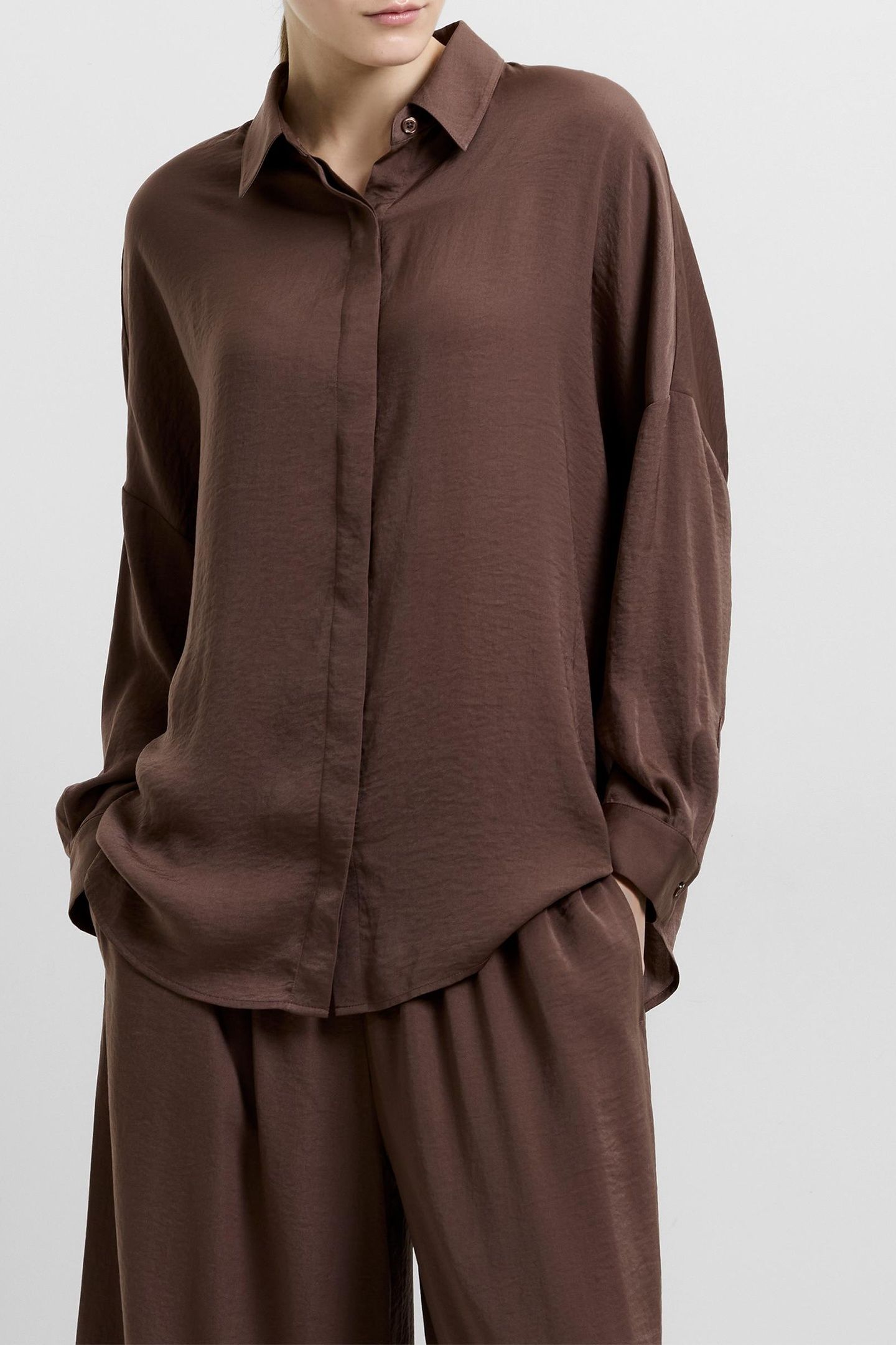 DAMASCO AIR FLOW POLY LS SHIRT LT WALNUT BROWN 2