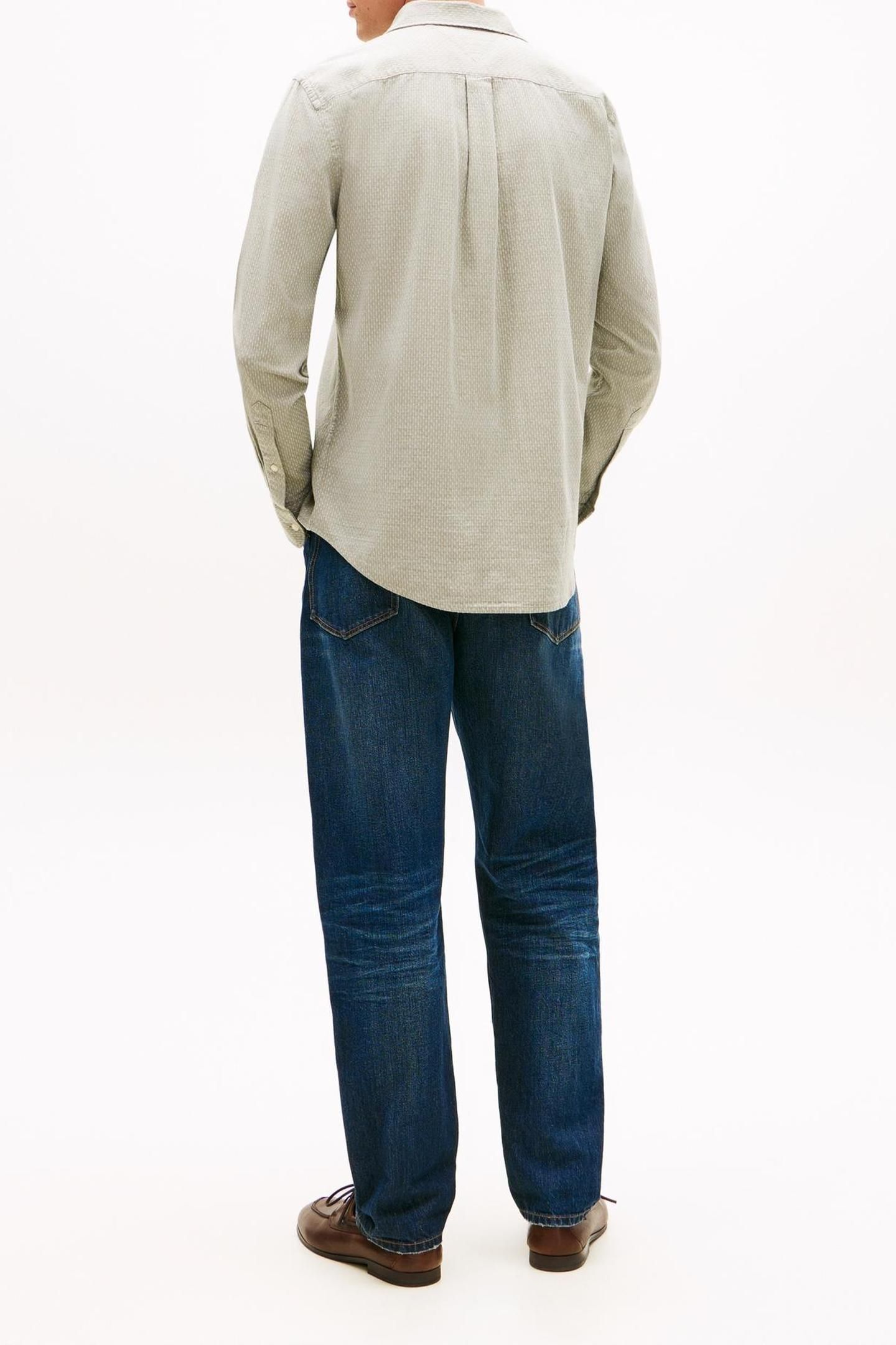 FLEX DOBBY SF SHIRT DARK ARTICHOKE 3