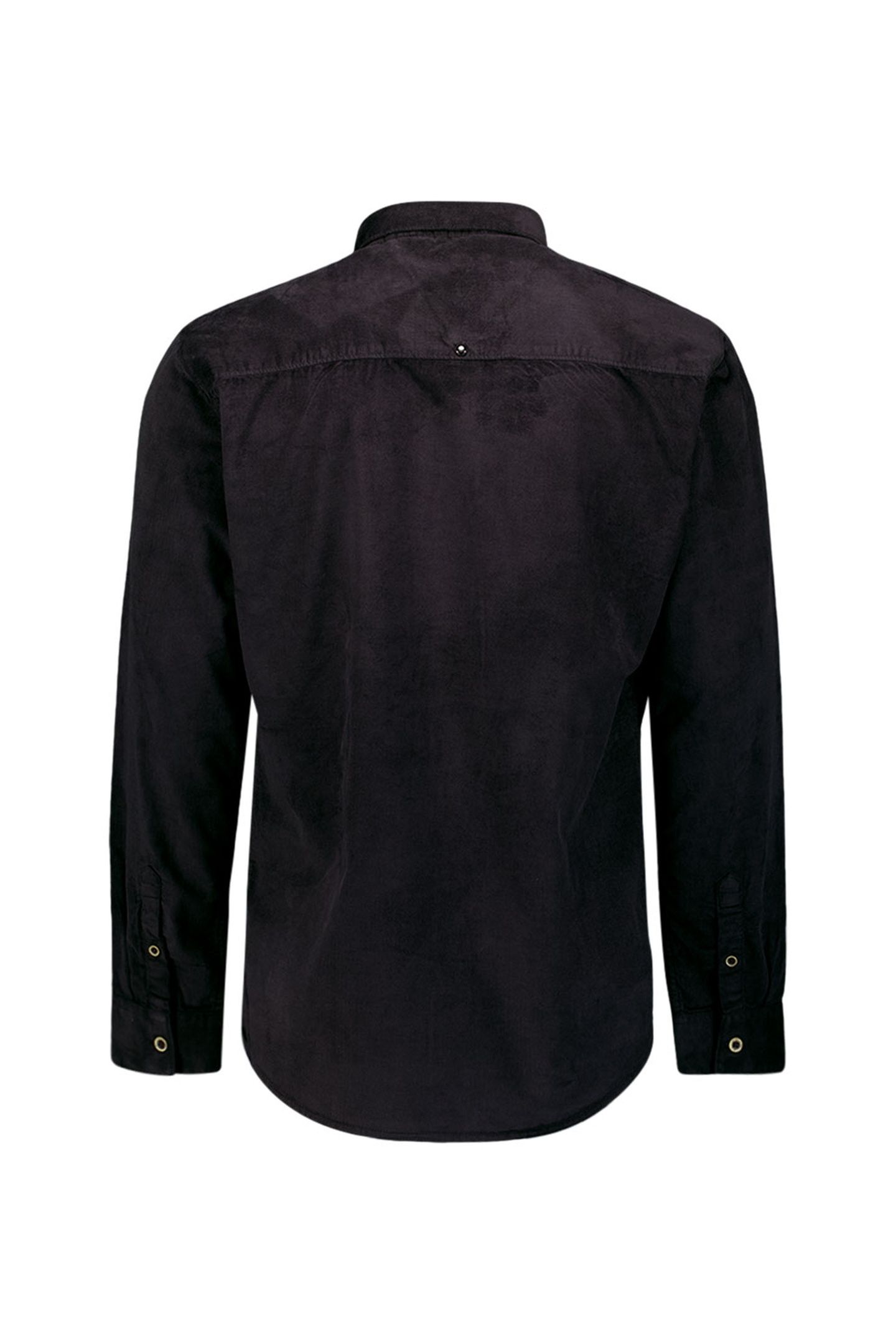 SHIRT SOLID FINE HERRINGBONE BLACK 6