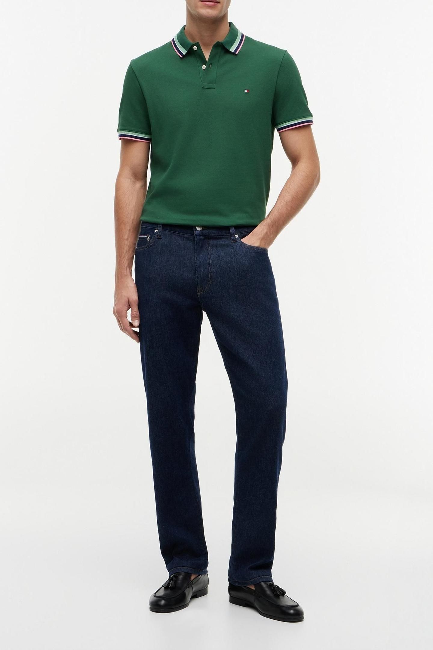 CONTRAST COLLAR CUFF STREET GREEN 3
