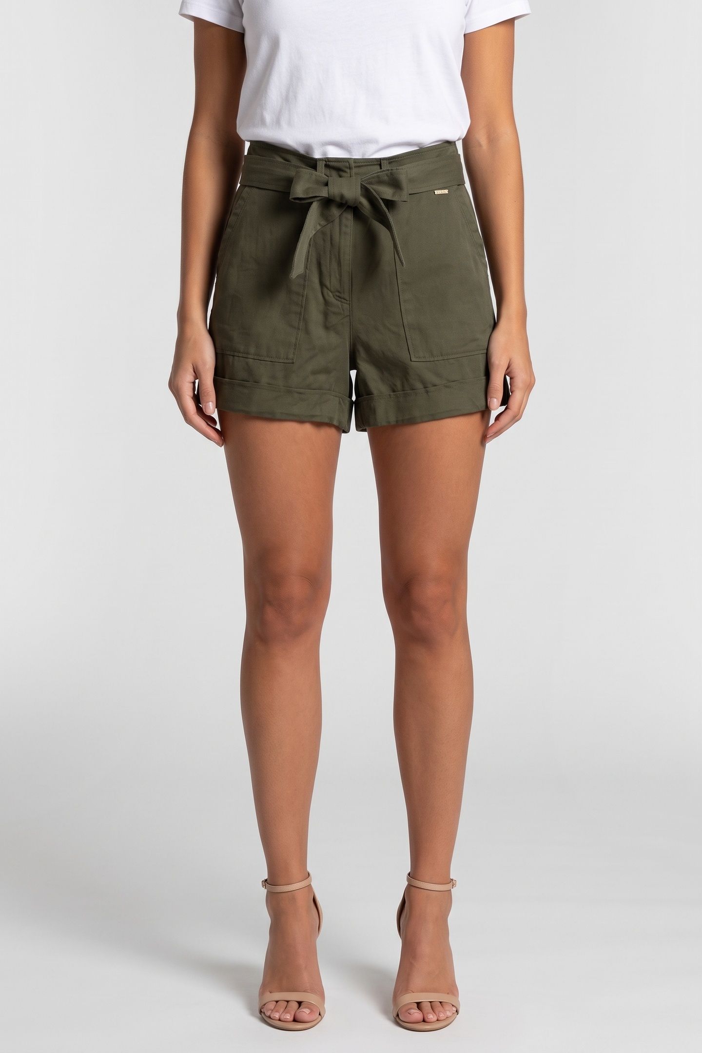 GUESS ECO NEW NINA BELTED SHOR BUFFY 1