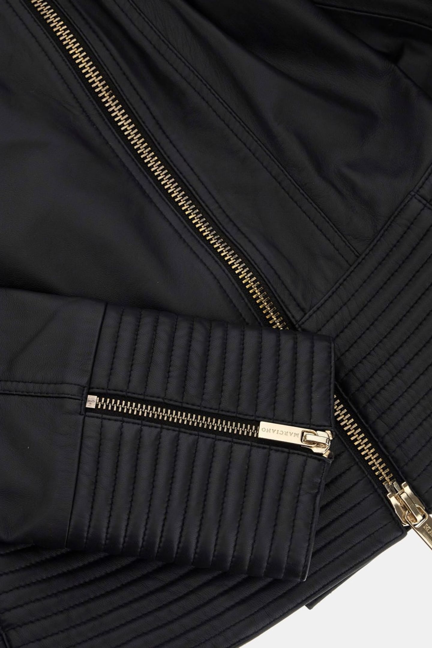 PEGGY LEATHER JACKET JET BLACK A996 6