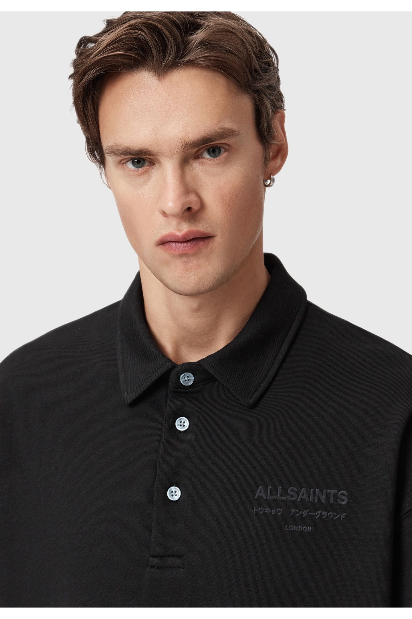 XANDER SWEAT POLO JET BLACK 4