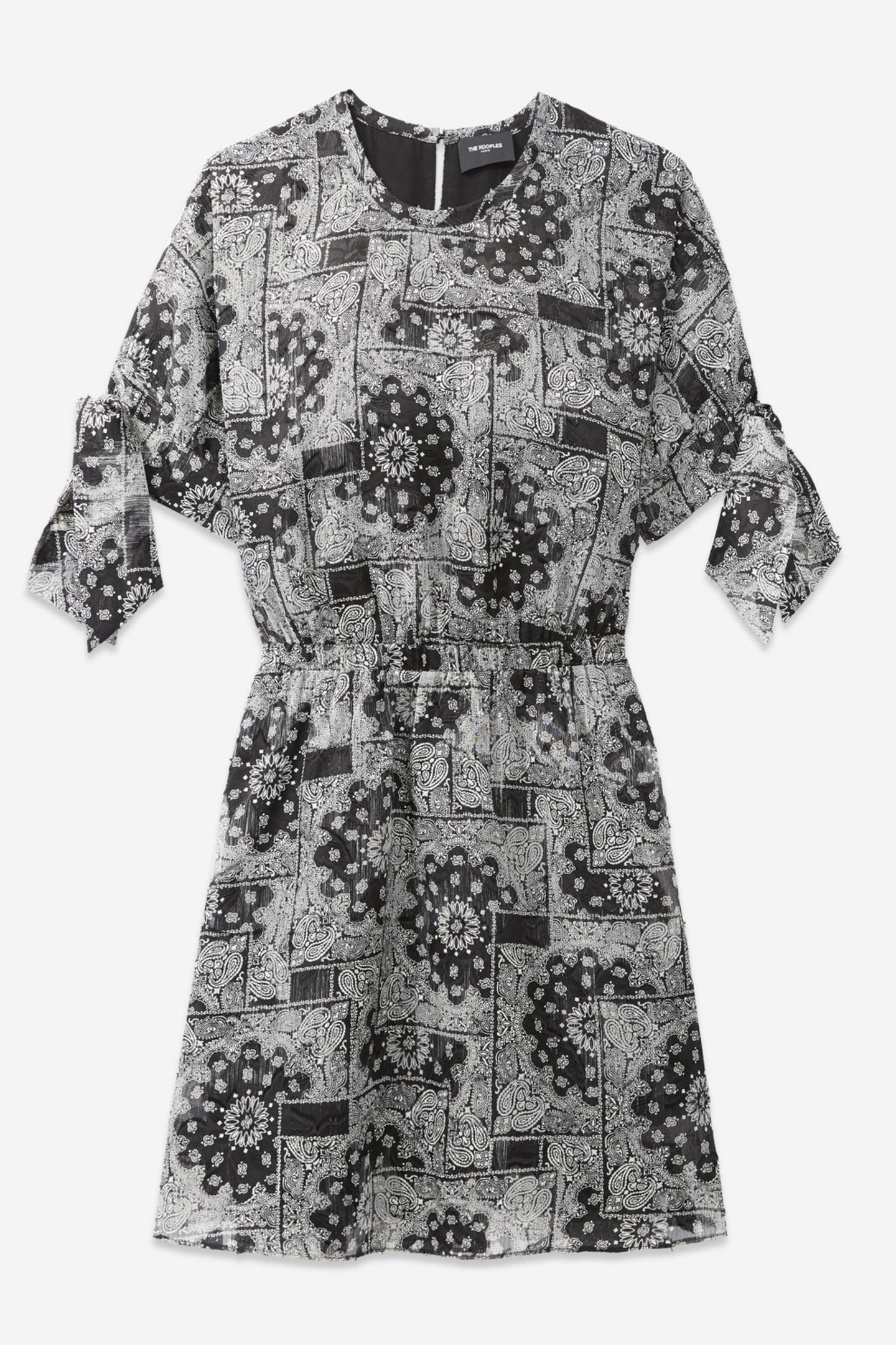 SHORT SQUARE-SHAPED DRESS BLACK 5