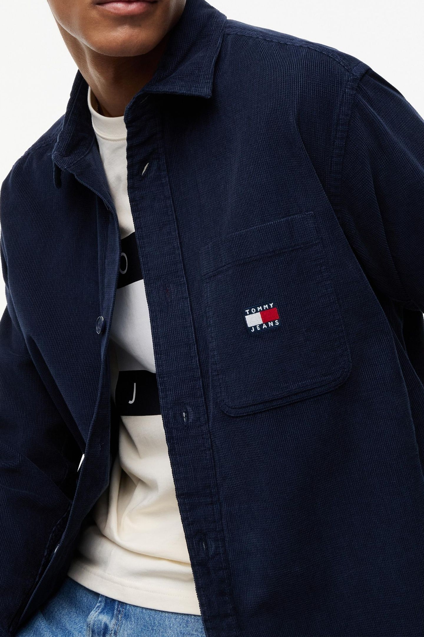 BRICK CORD OVERSHIRT DARK NIGHT NAVY 5