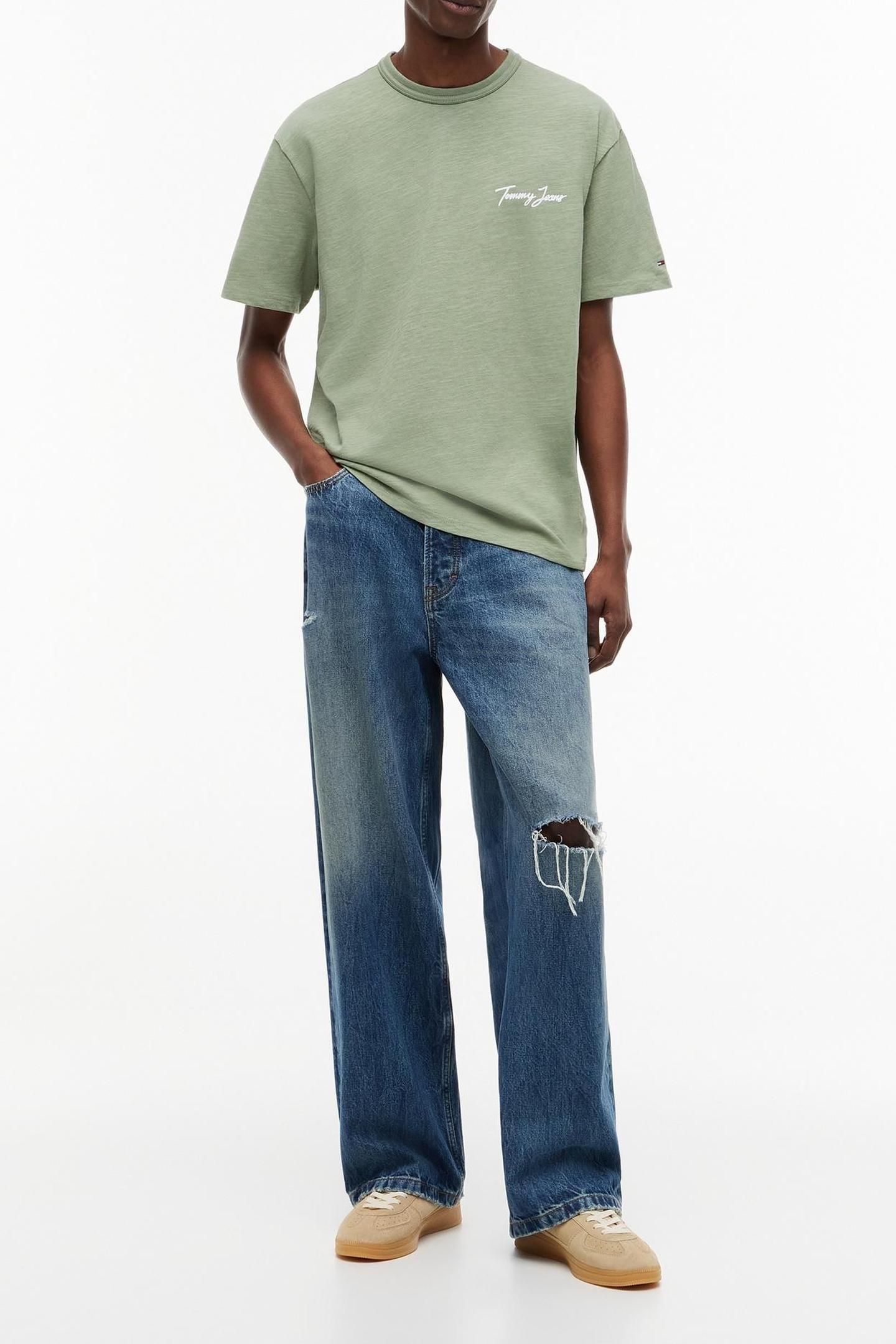 RELAXED NOVELTY SS TEE SPRING OLIVE 4