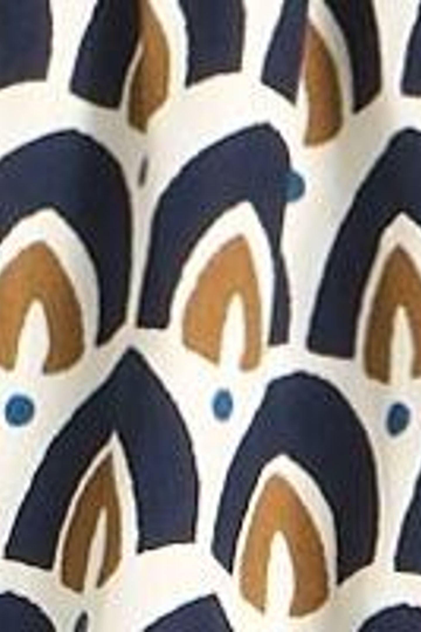 ARIEL MIX PRINT MIDI SKIRT NAVY PRINT 5
